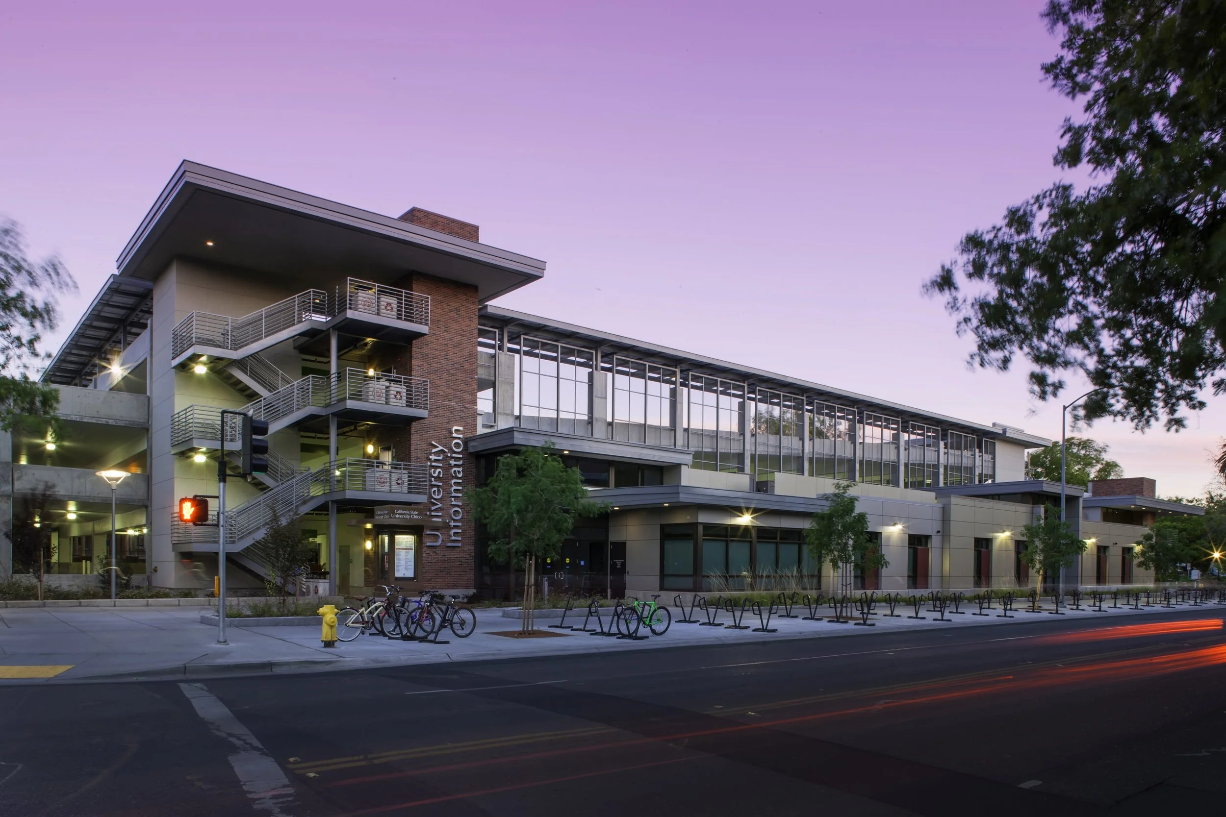 CSU Chico Normal Avenue Parking Structure street view