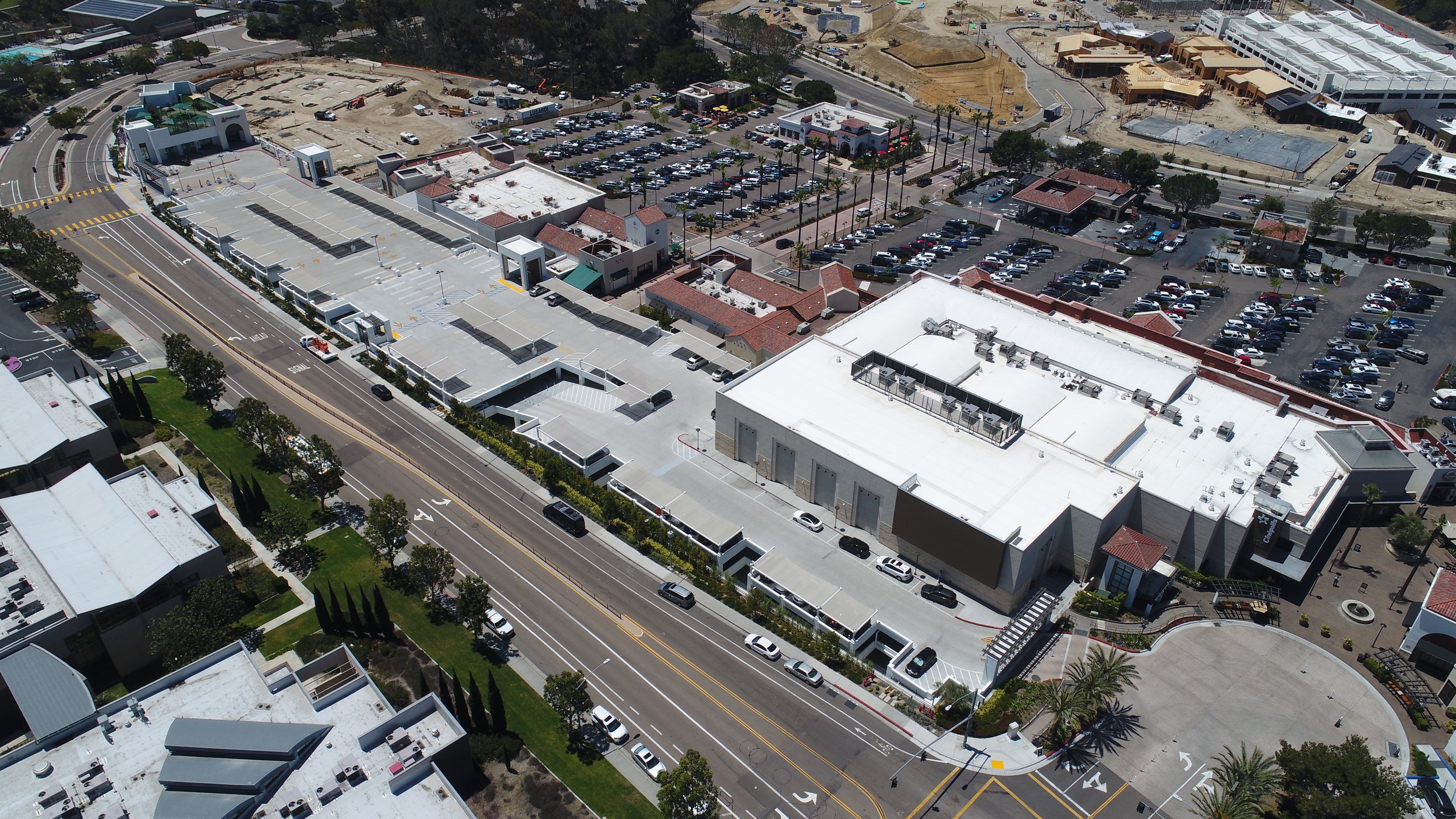 Del Mar Highlands Town Center Parking Structure aerial