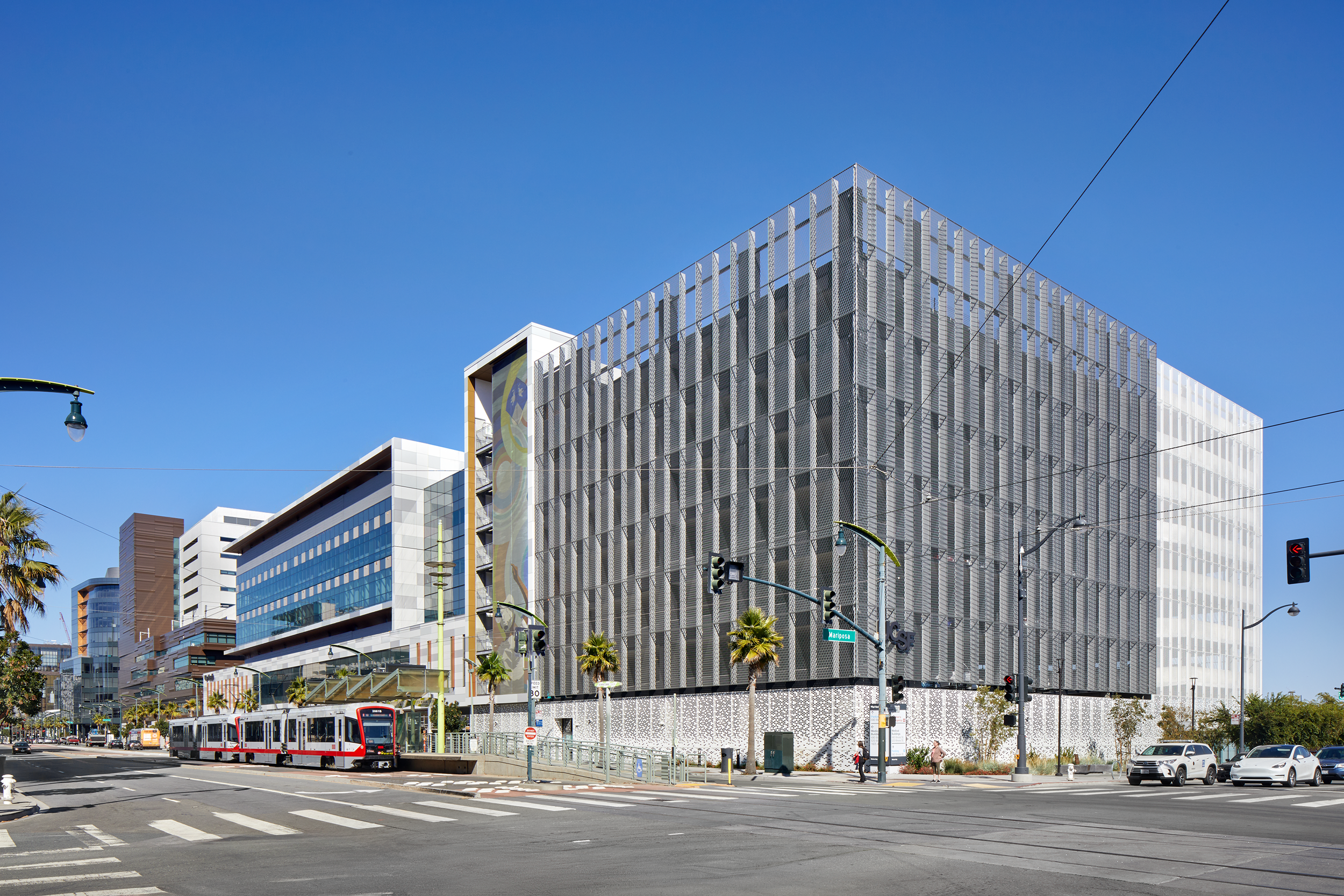 UCSF Block 34 Parking Structure corner view