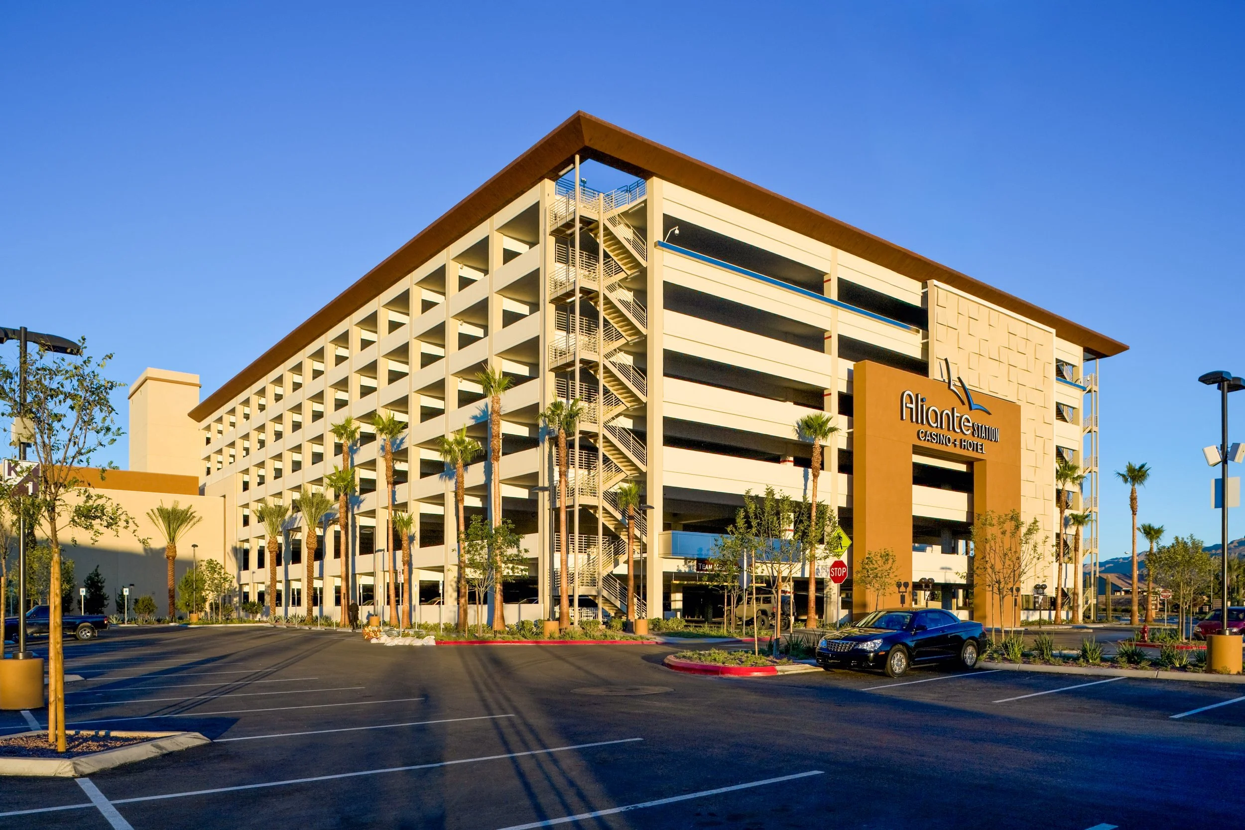 Aliante Station Casino Hotel Parking Structure view