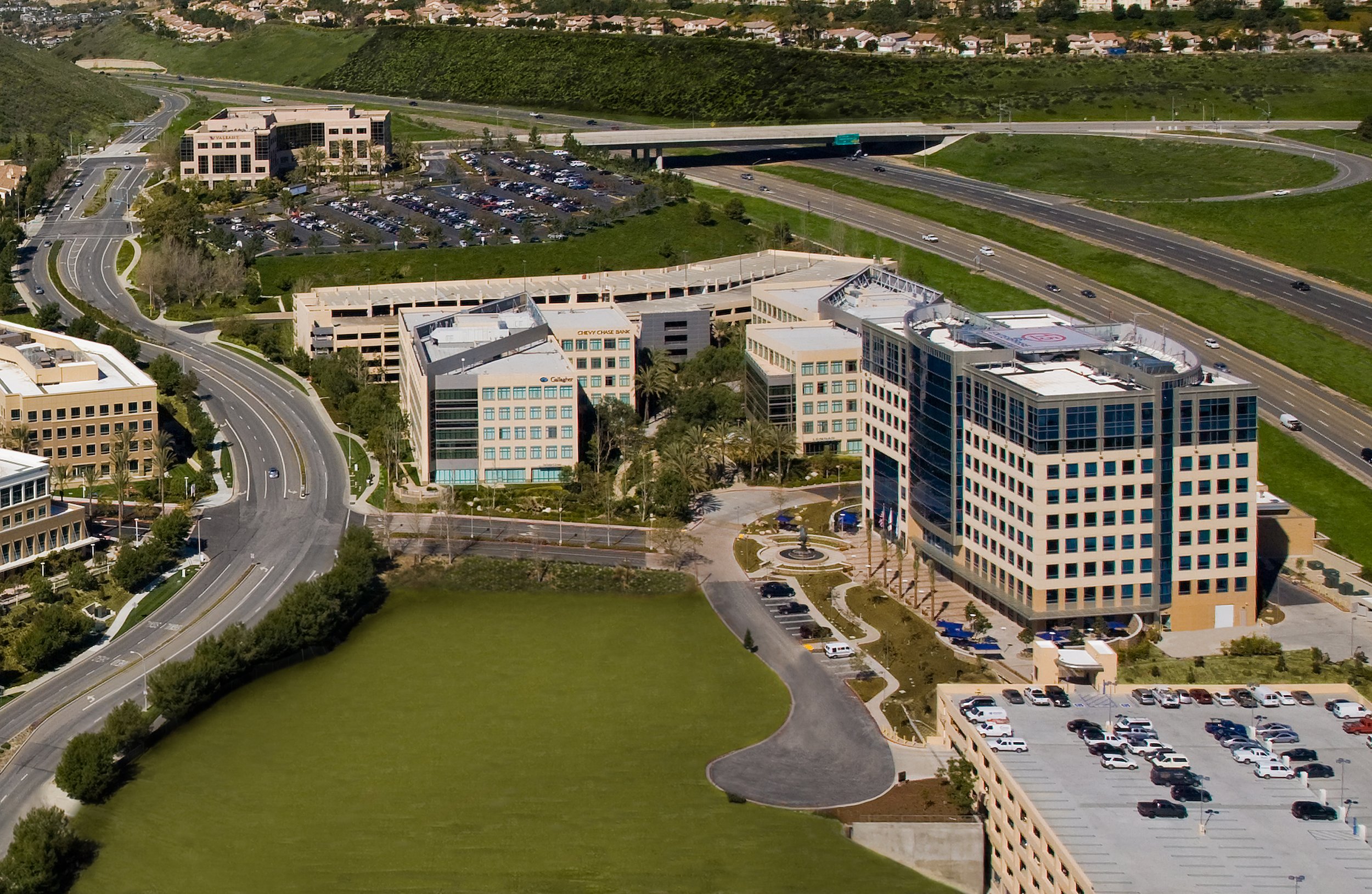 Summit V Parking Structure Aerial