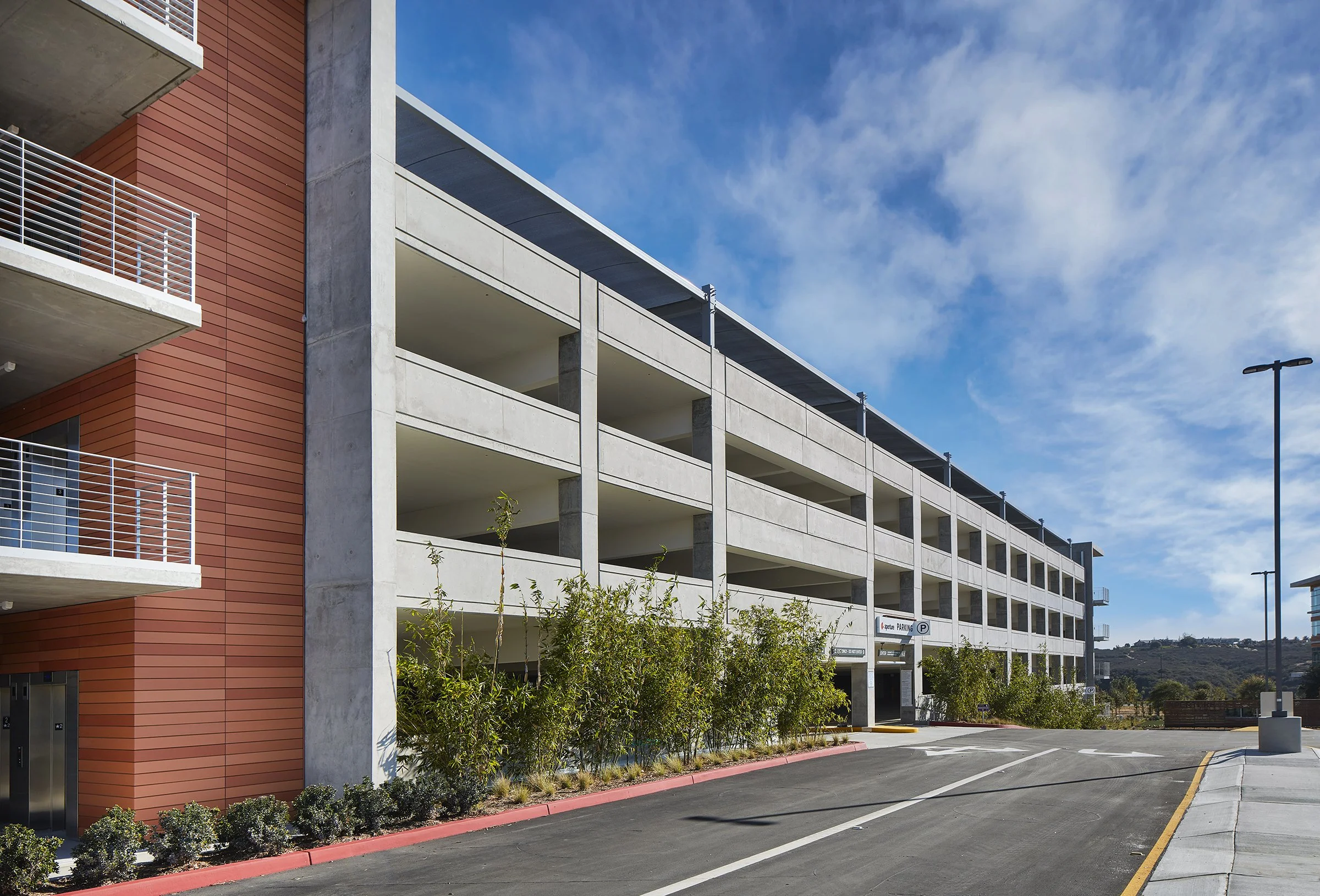 Aperture Del Parking Structure side view
