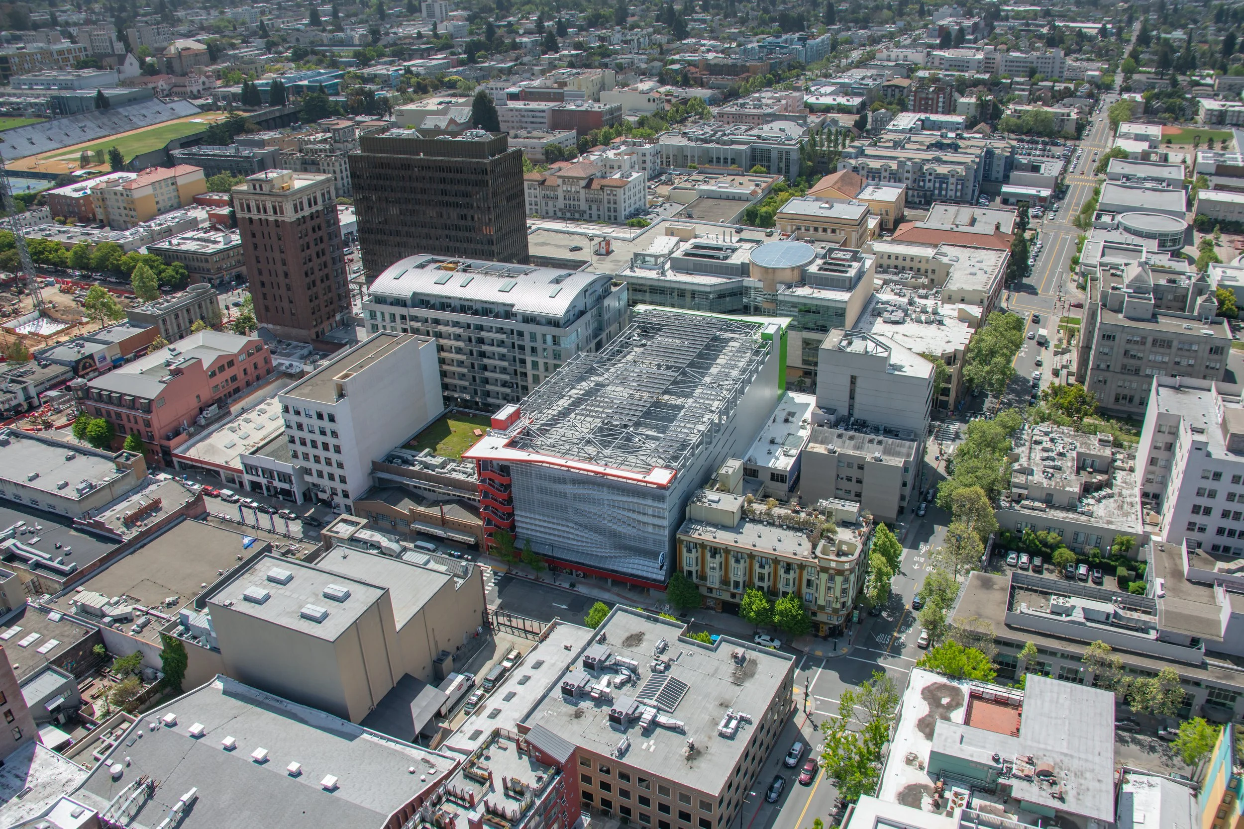 Berkeley Center Street Parking Structure aerial