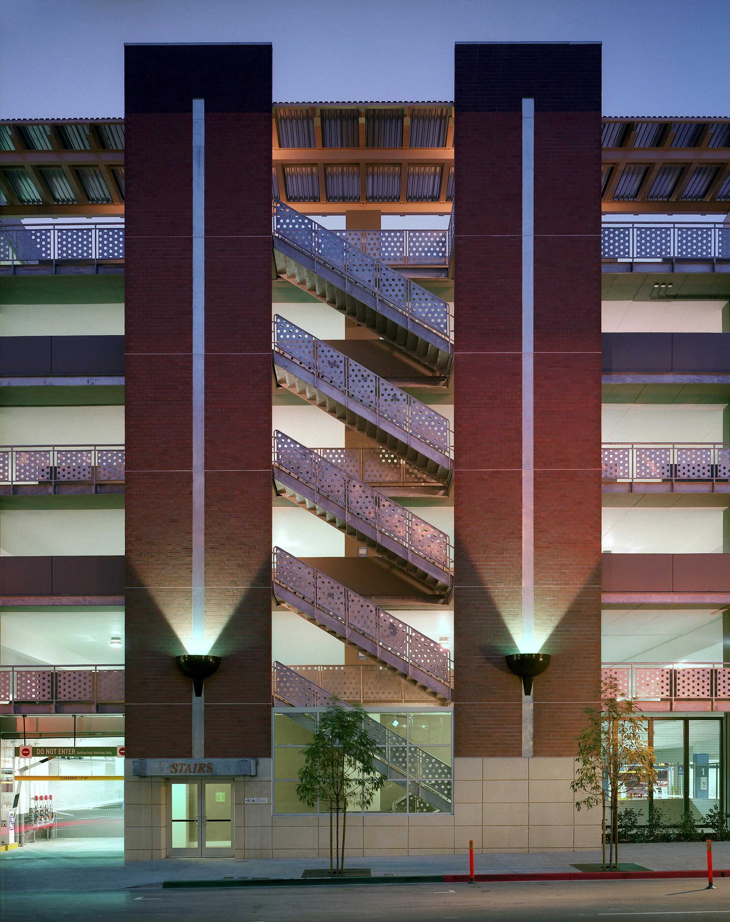 6th & K Parkade Parking Structure facade detail
