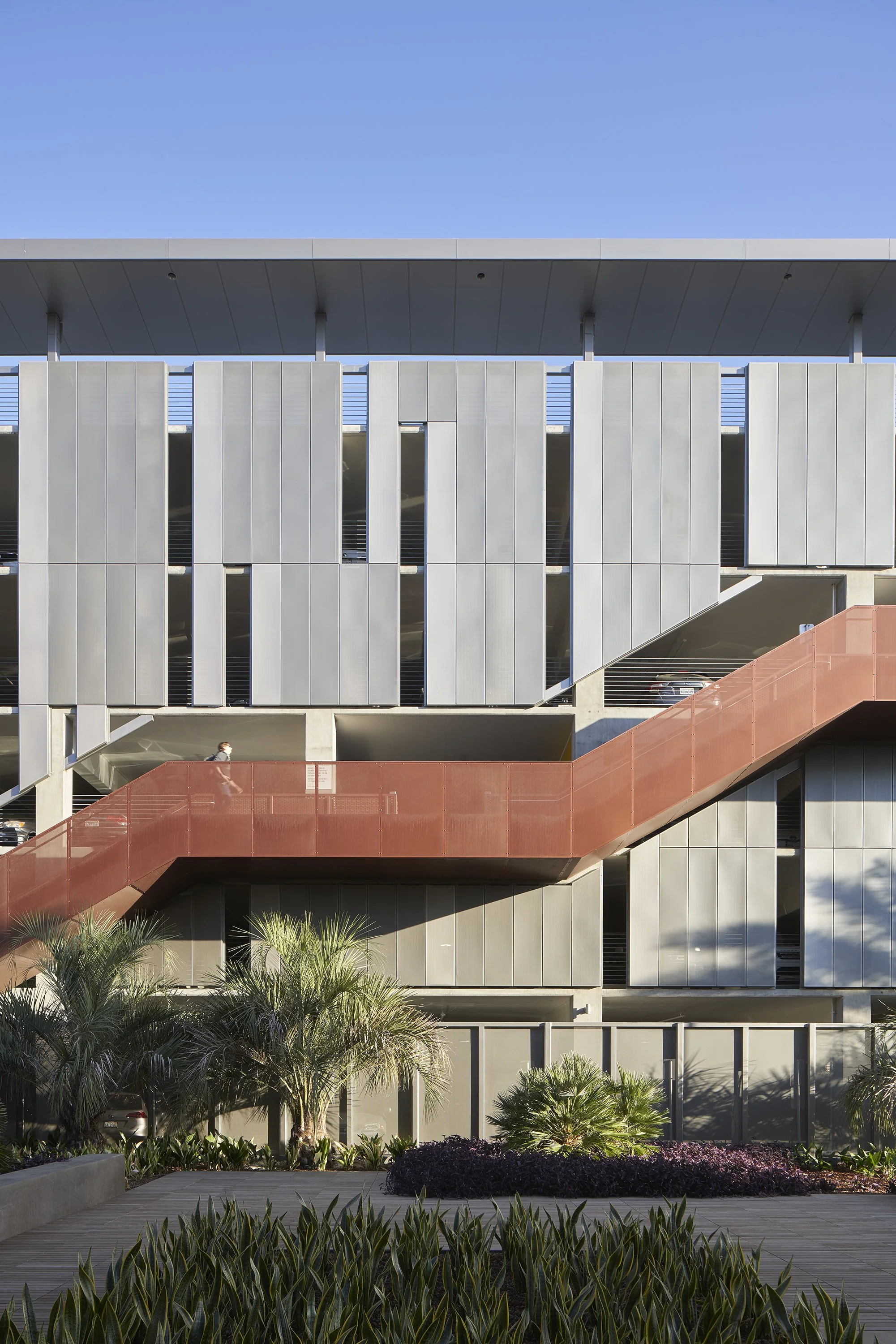 Stanford U Barron Parking Structure stair