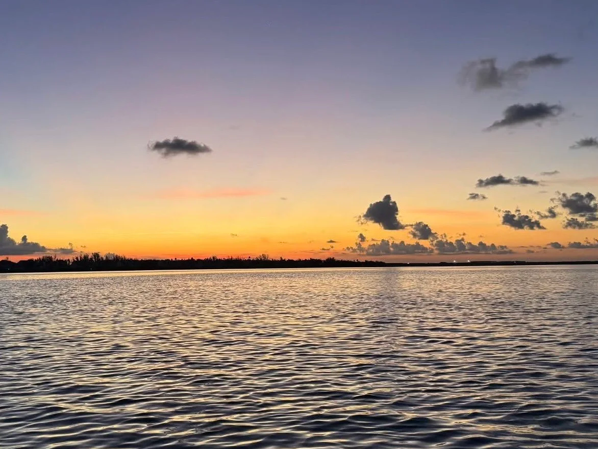Looking west across Casey Key towards Midnight Pass from Little Sarasota Bay.