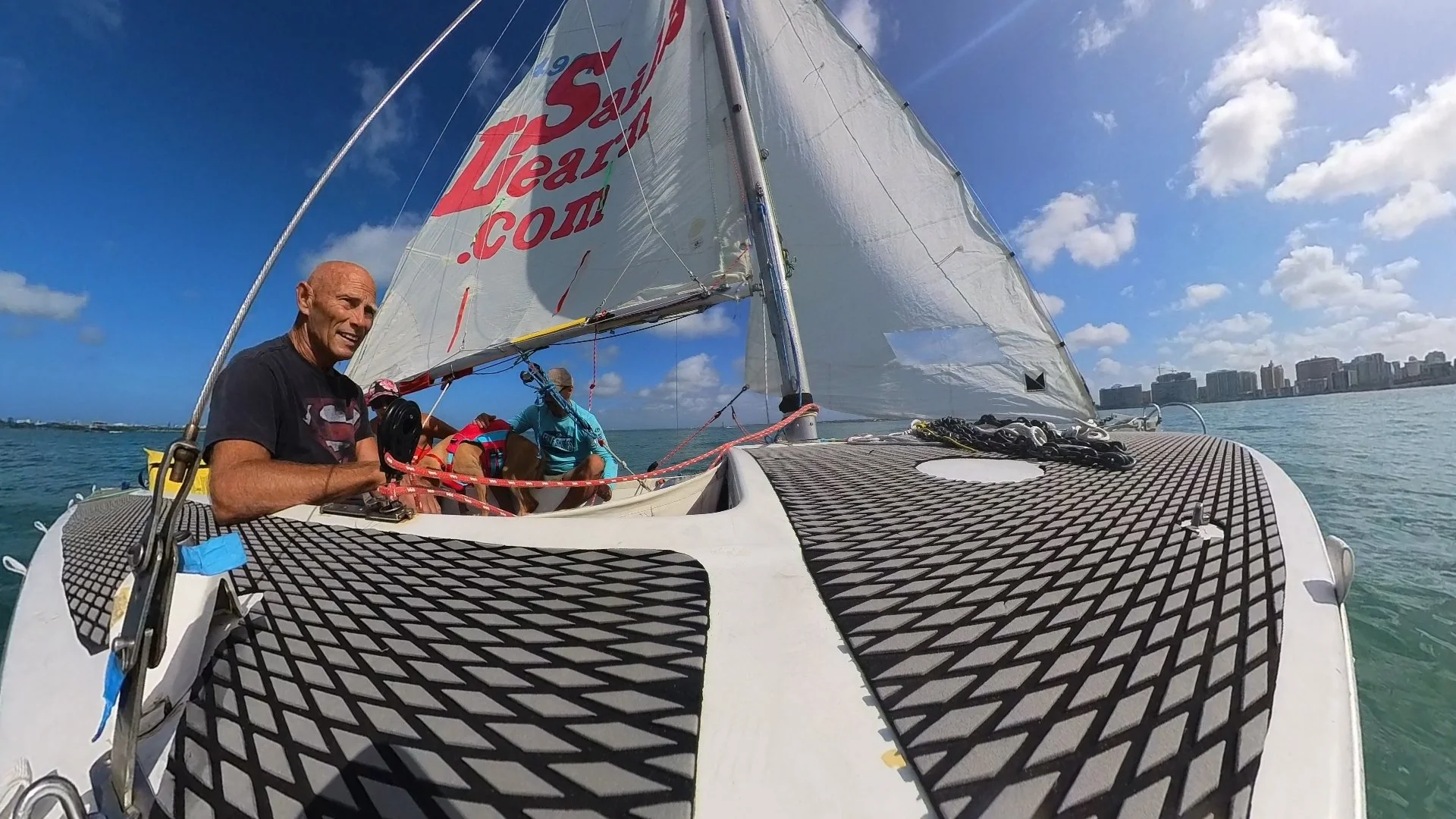 Photo from starboard rail