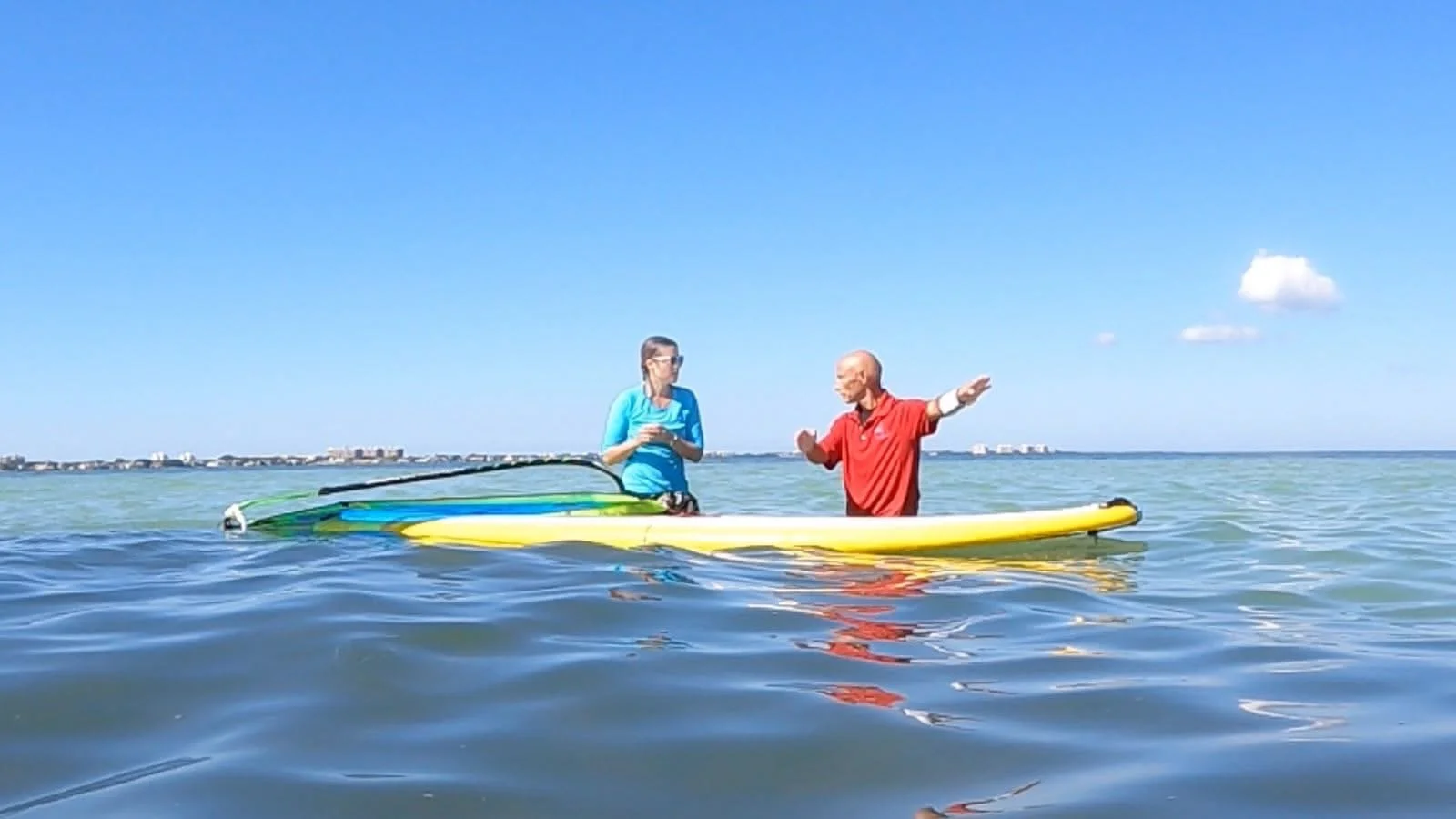 Working with Christine - discussing board turning technique