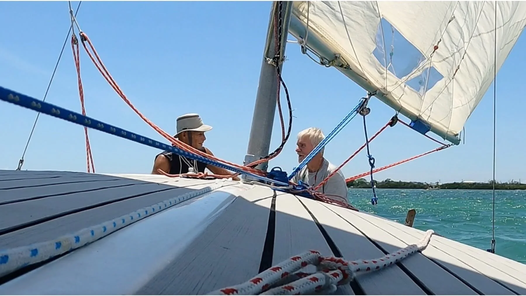 Sailing with my USCG friend Rocky