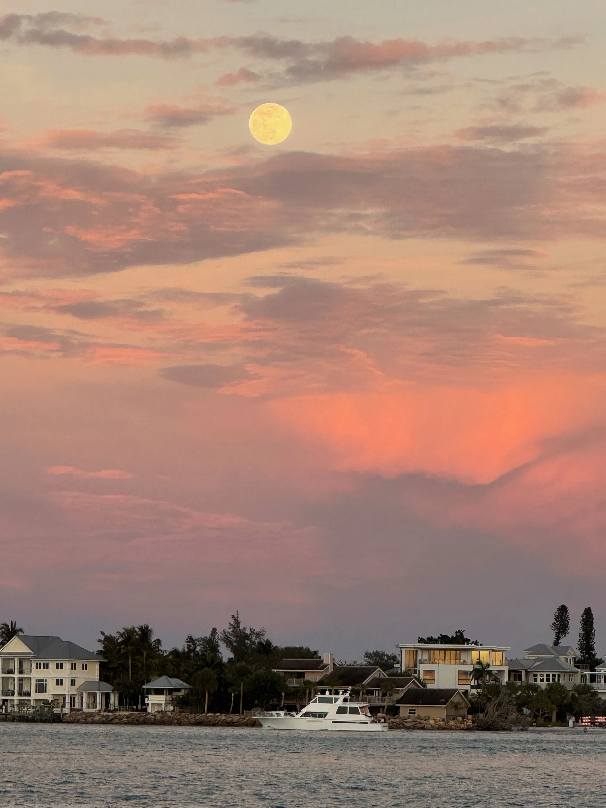 Full Moon over Big Sarasota Pass
