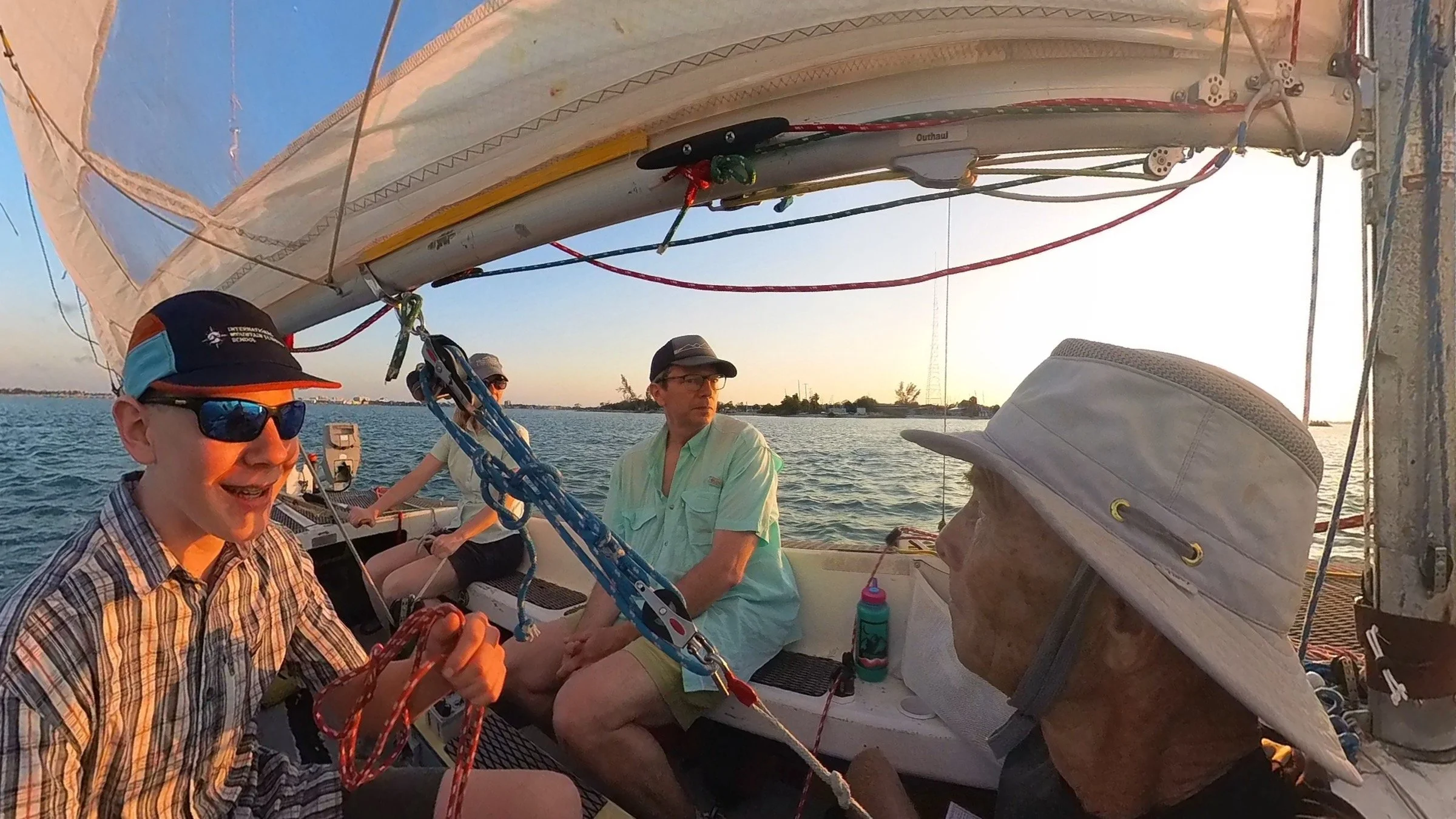 Jackson, Katrina and Steve - afternoon & Evening Sail