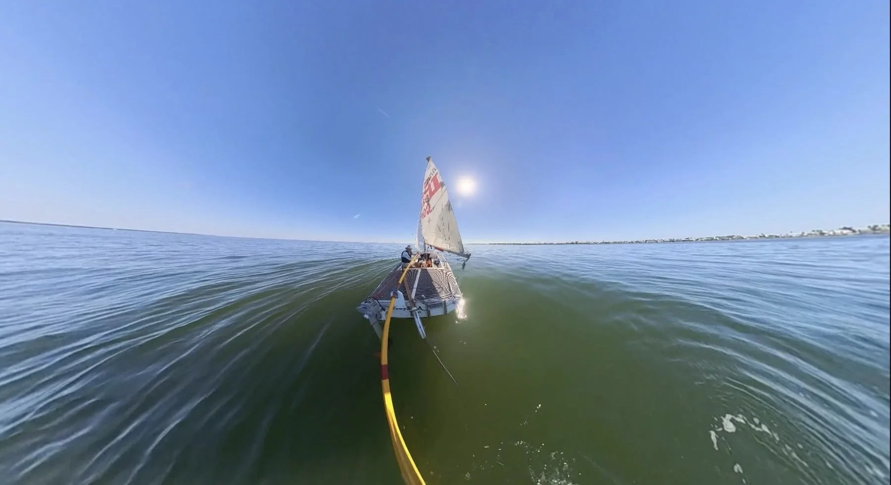 Testing the 13' yuloh - Chinese sculling oar