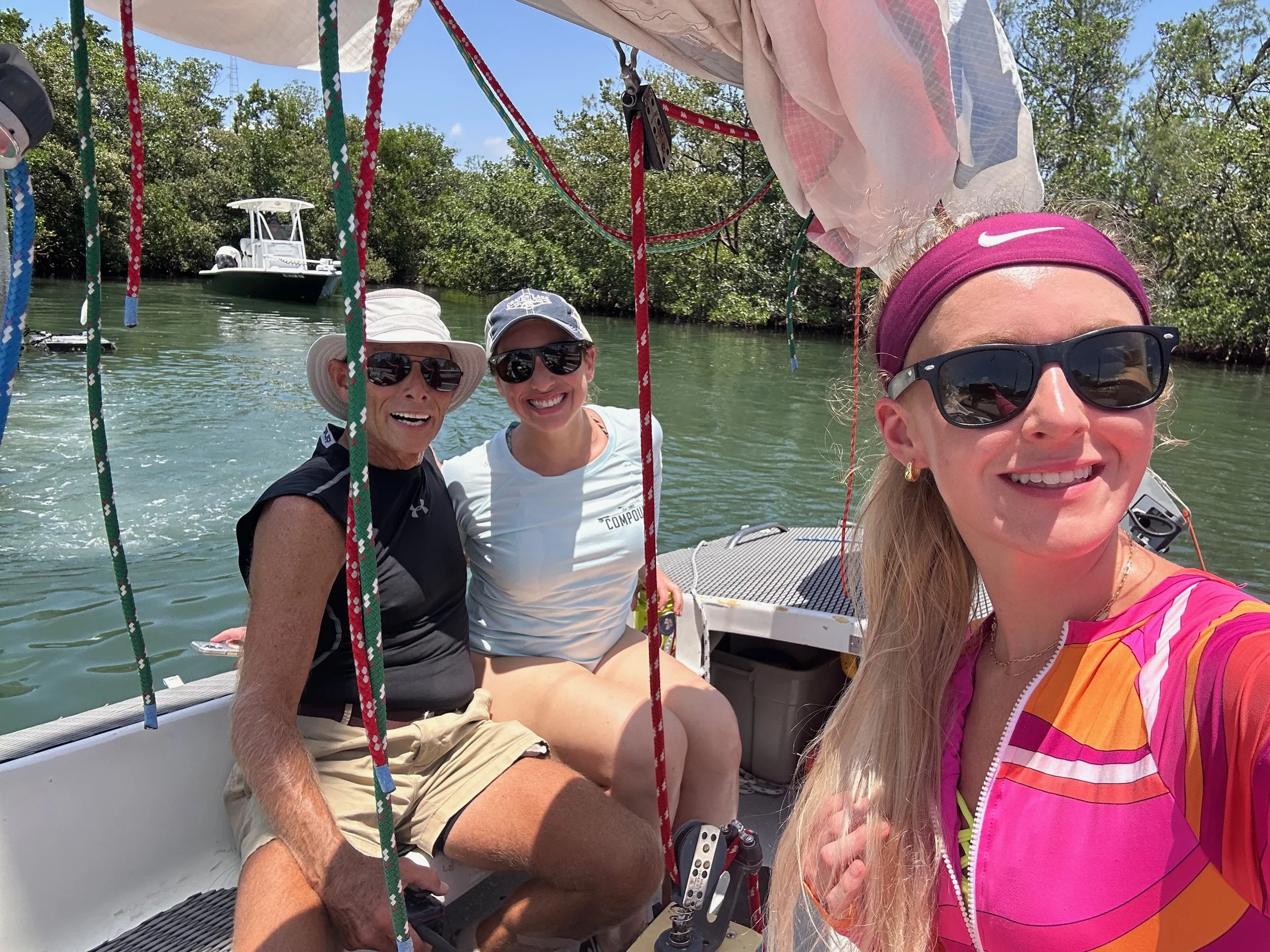 Launching from the Ken Thompson boat ramps.