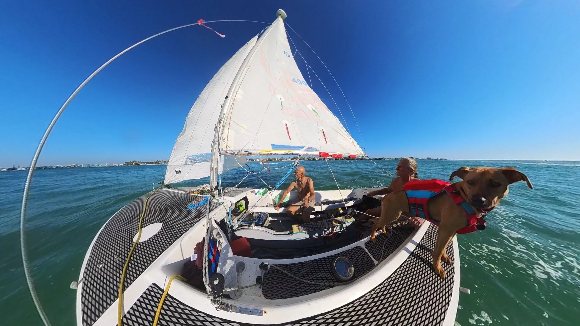 Paul helming with Gal rail riding!