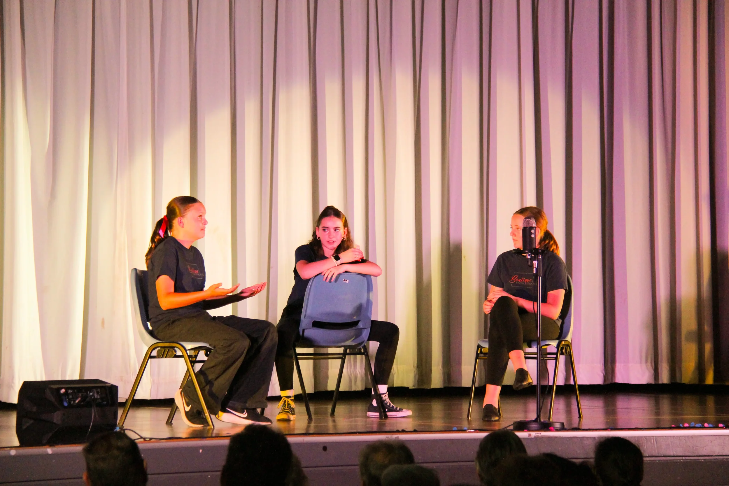 Children acting in a Musical Theatre scene