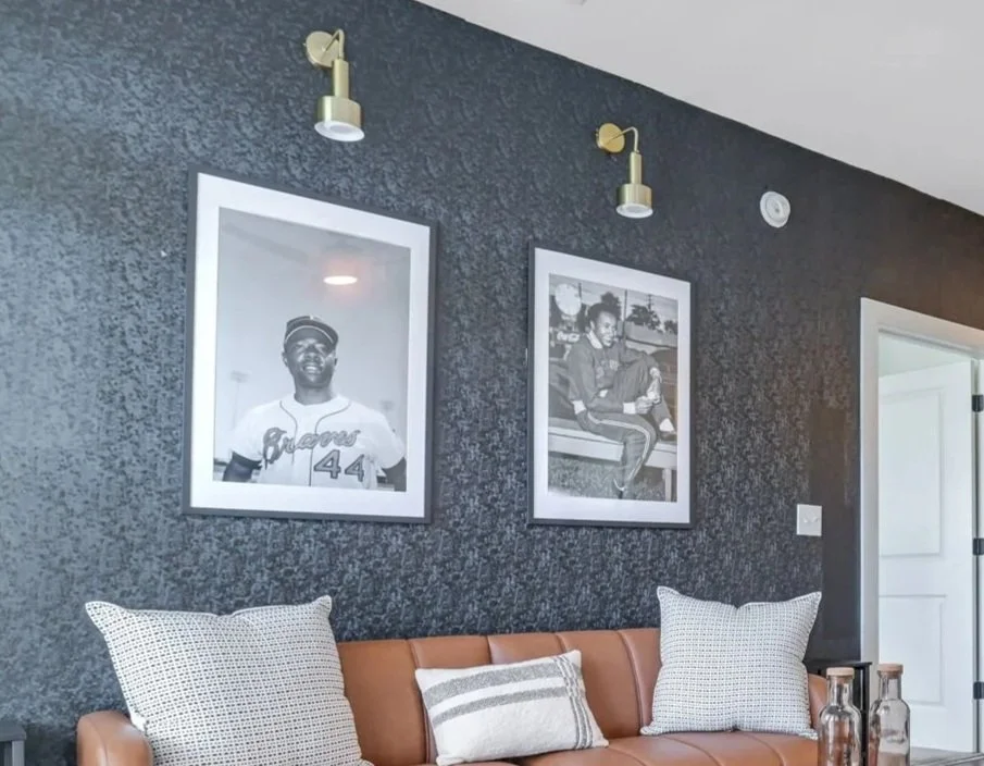 Living Room Art of Historic Atlanta Native Athletes