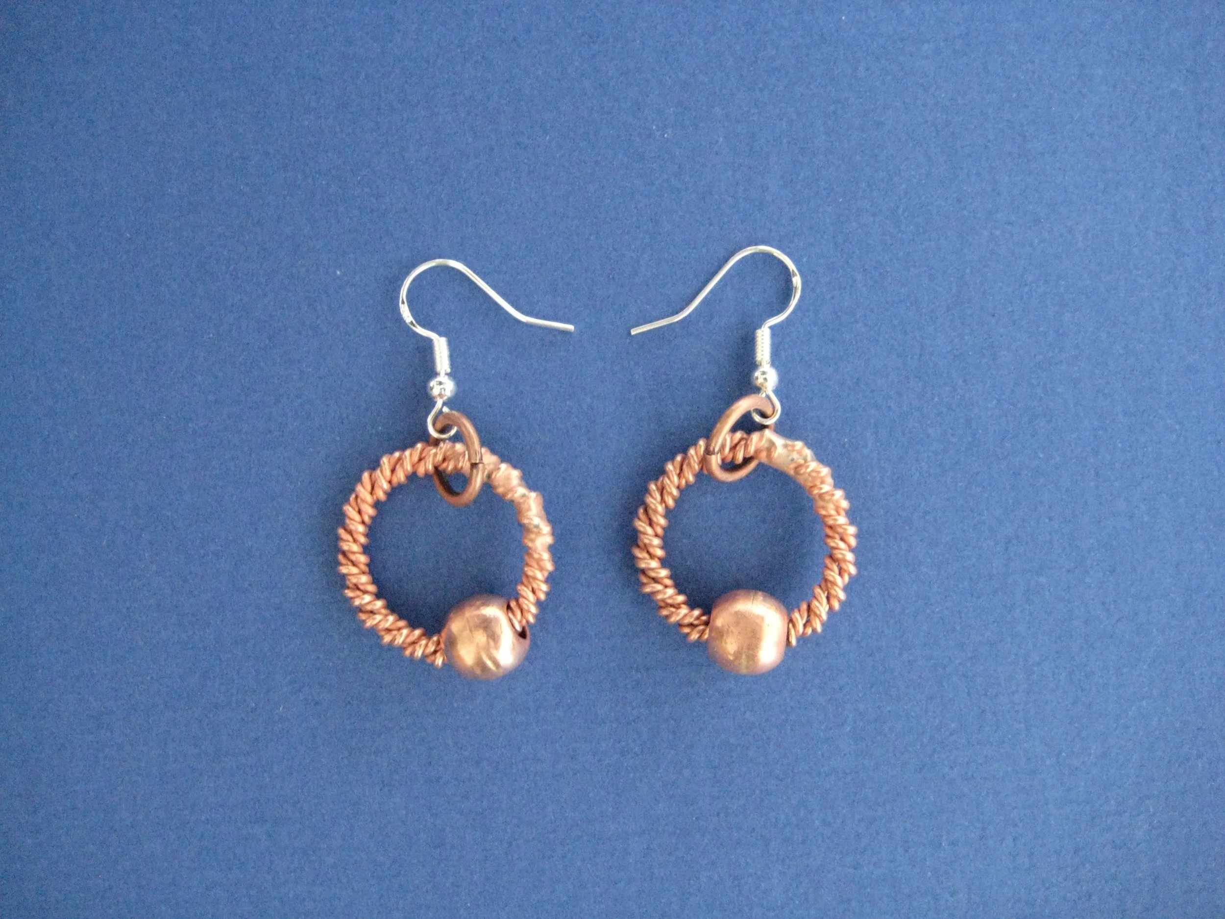 144 MHz | 1/8 Sacred Royal Egyptian Cubit | Double Twist Tensor Sphere Earrings