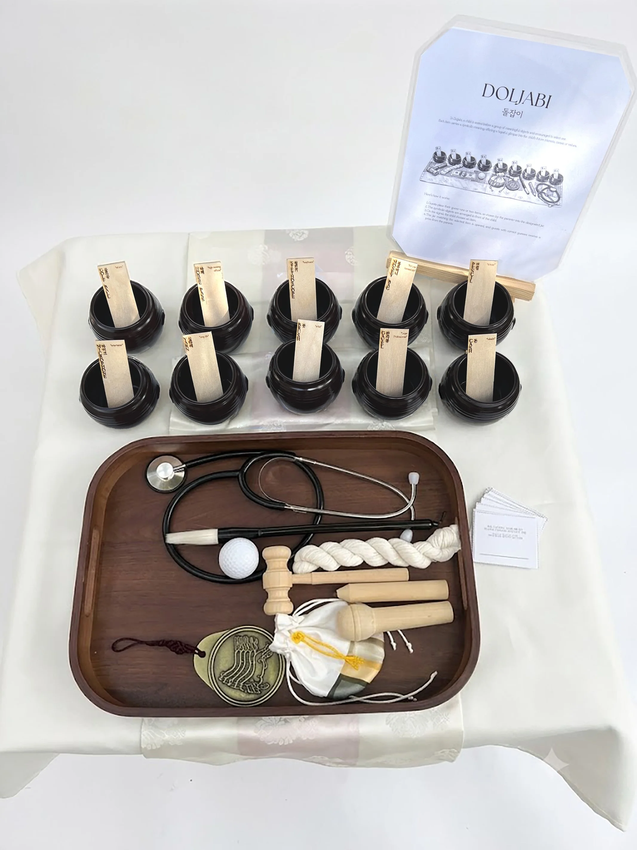 Doljabi Set Add-On (Traditional First Birthday Game)