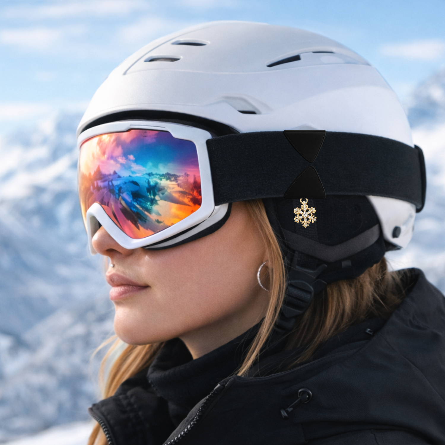 Gold Snowflake Hanging Charm