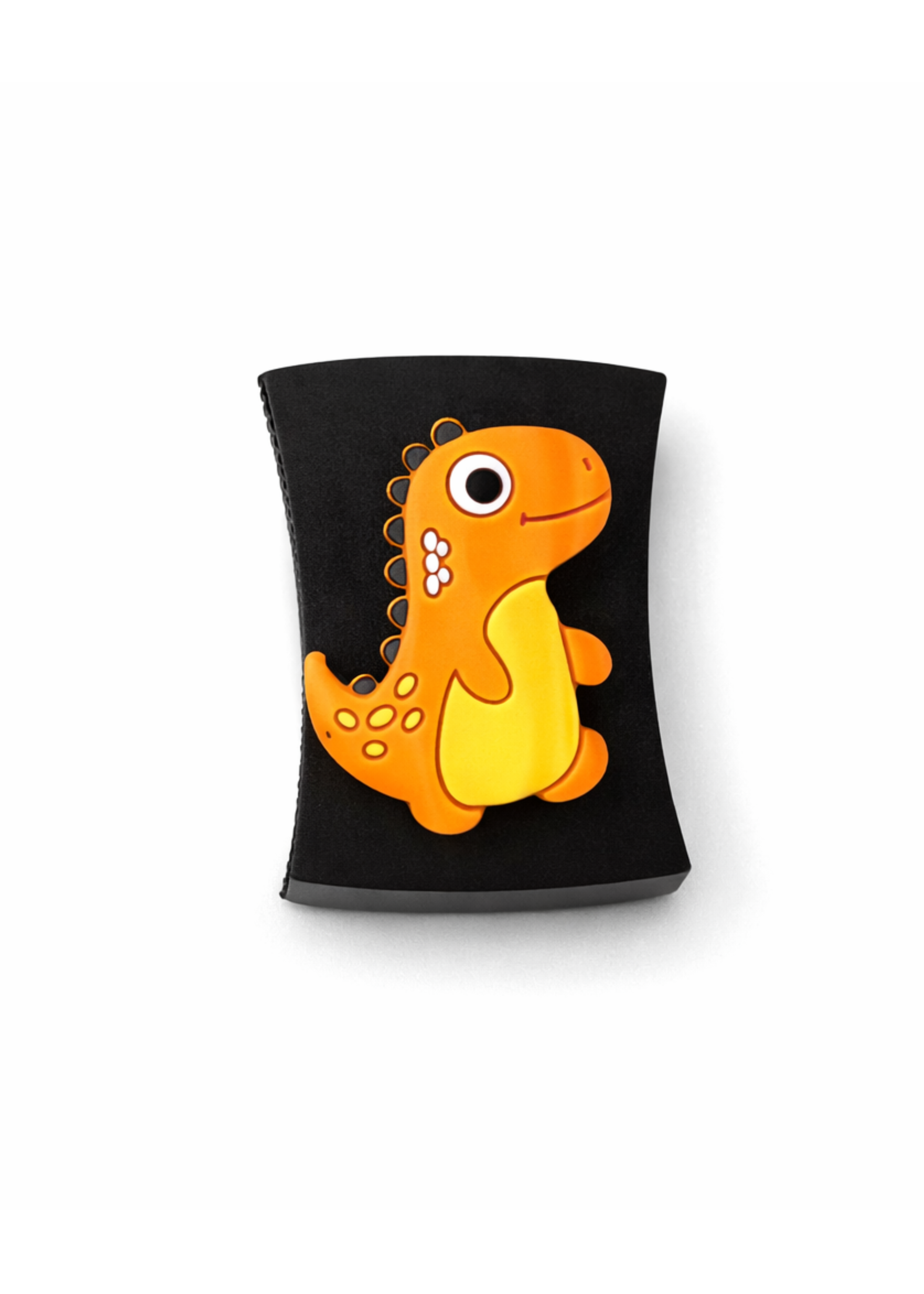 Orange Dino Charm