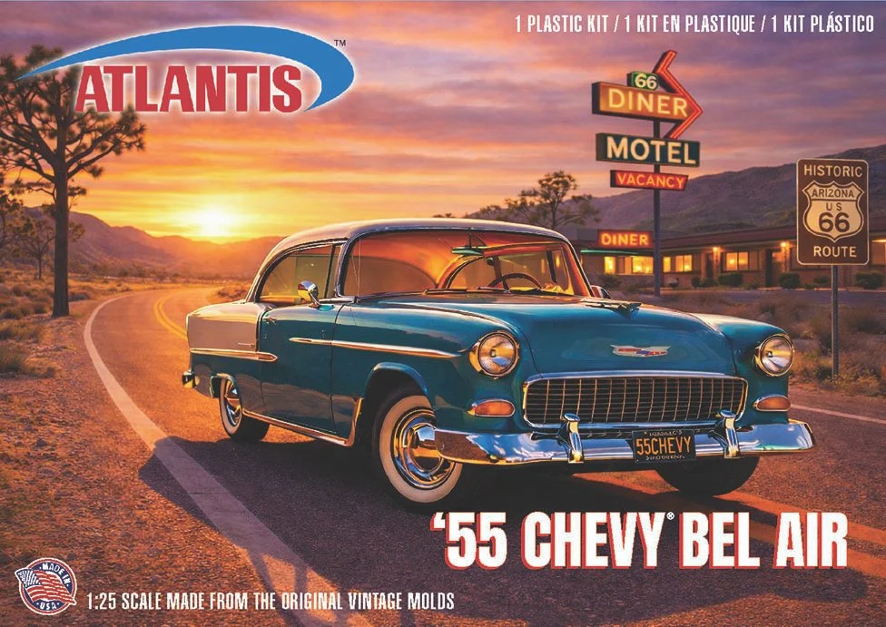 1:25 US Route 66 - 1955 Chevrolet Bel Air Hardtop