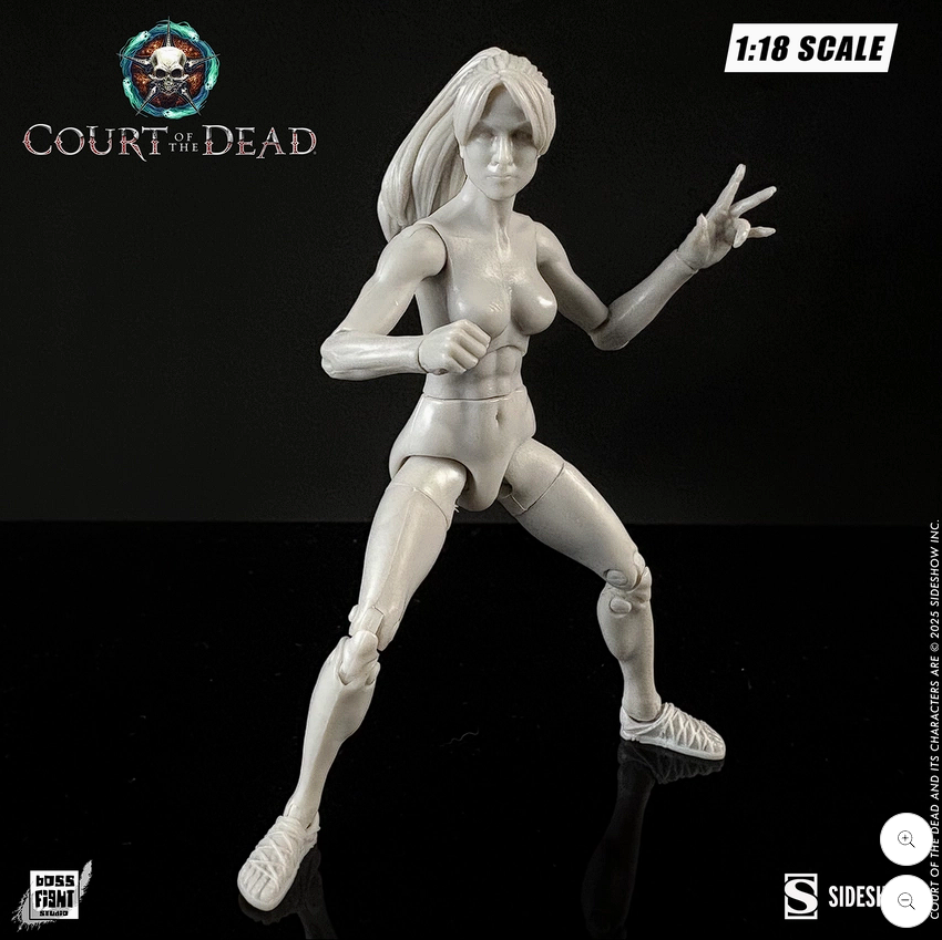 Court of the Dead 1:18th Scale Action Figure Blank | Immortal Ivory Female