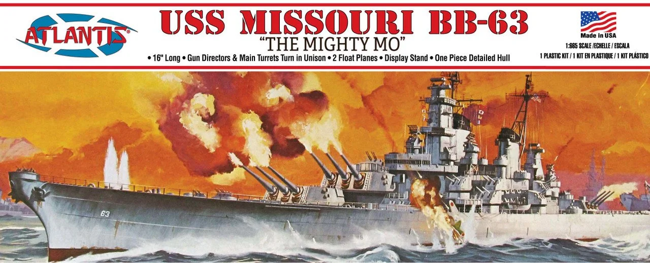 1:665 USS Missouri (BB-63) "The Mighty Mo"