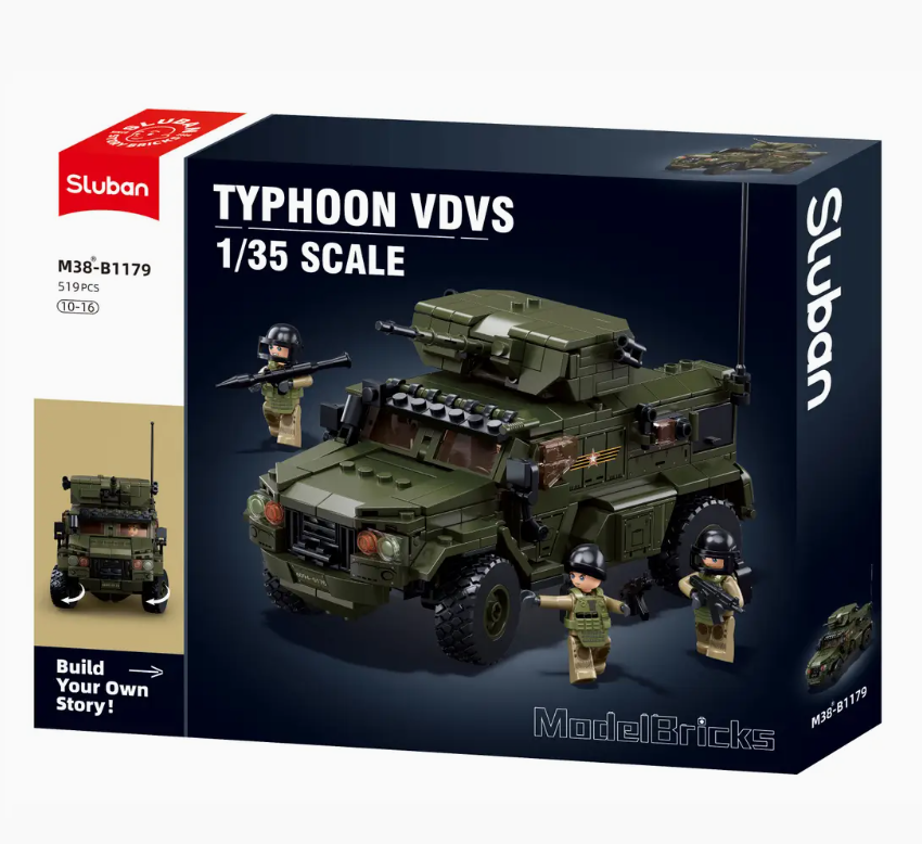 Sluban - Typhoon Vdvs Assault Vehicle 519 Pcs