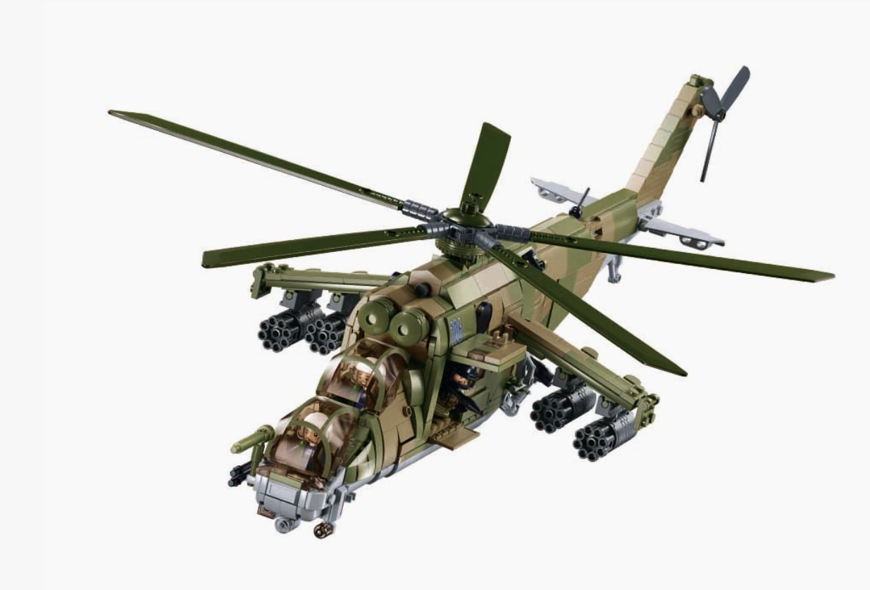 SLUBAN Russian Hind MI-24S Attack Helicopter M38-B1137