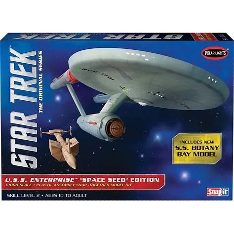 Polar Lights 1000 USS Enterprise & Botany Bay 1/1000 Model Kit