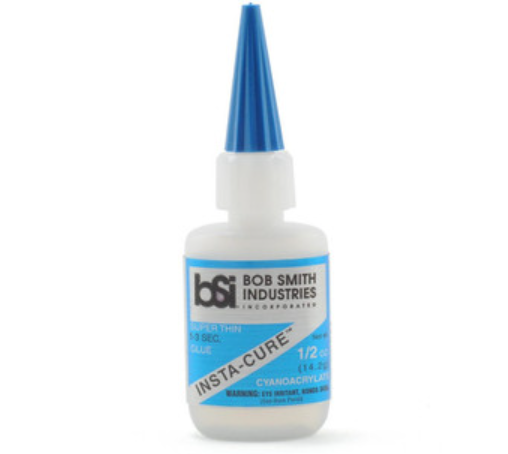 Bob Smith Industries Insta‑Cure Super Thin CA Glue – 1/2 oz (BSI‑101)