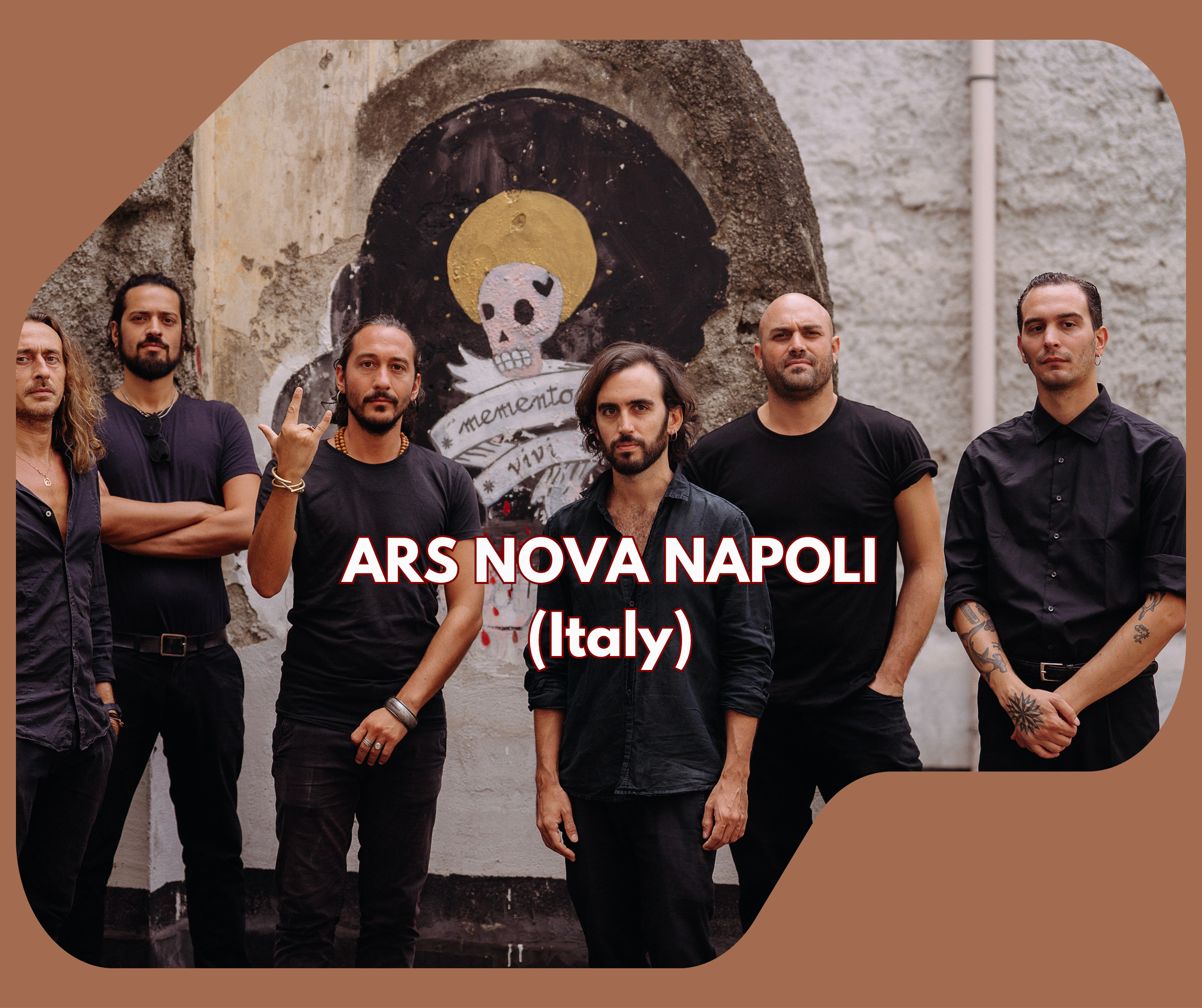 Ars Nova Napoli is a vibrant street-band and Nu Folk ensemble from Southern Italy. Formed in 2009, they blend traditional Neapolitan melodies and Mediterranean folk with fresh, high-energy compositions. Using traditional instruments like mandolins, a