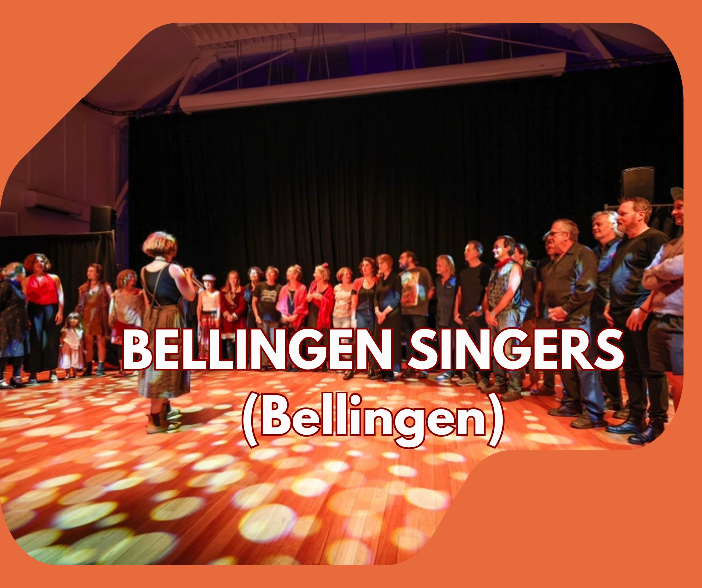 Prepare to be enveloped by sound as The Bellingen Singers take the stage. With over 60 members, this vibrant Gumbaynggirr-country phenomenon is a testament to the joy of collective singing. Guided by community musician Hayley Egan, the choir operates