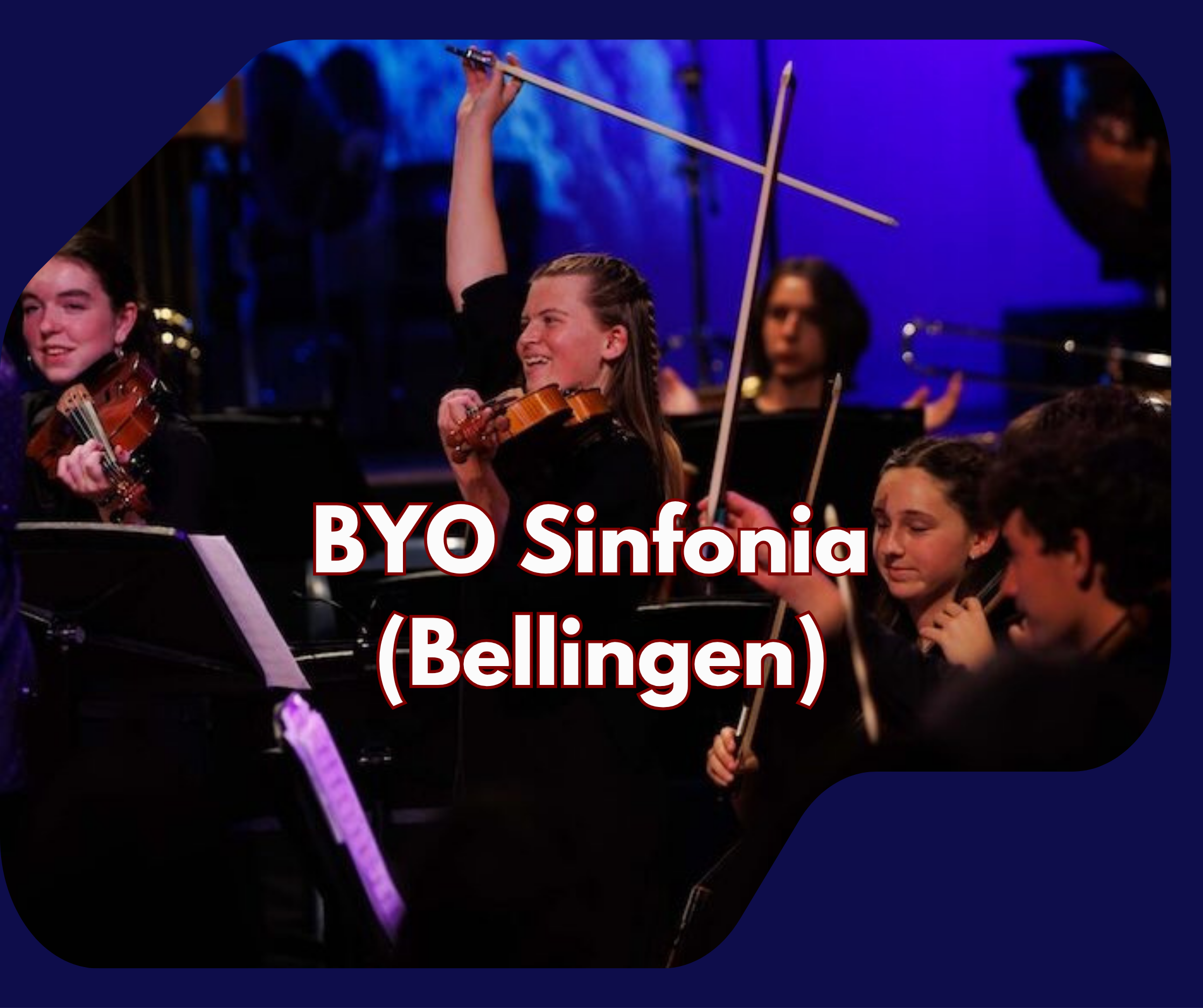 Sinfonia is Bellingen Youth Orchestra’s most advanced ensemble. Hosting the leading string players, Sinfonia provides opportunities to take on challenging repertoire in an innovative musical experience. 
For the Taranta Festiva the ensemble will pres