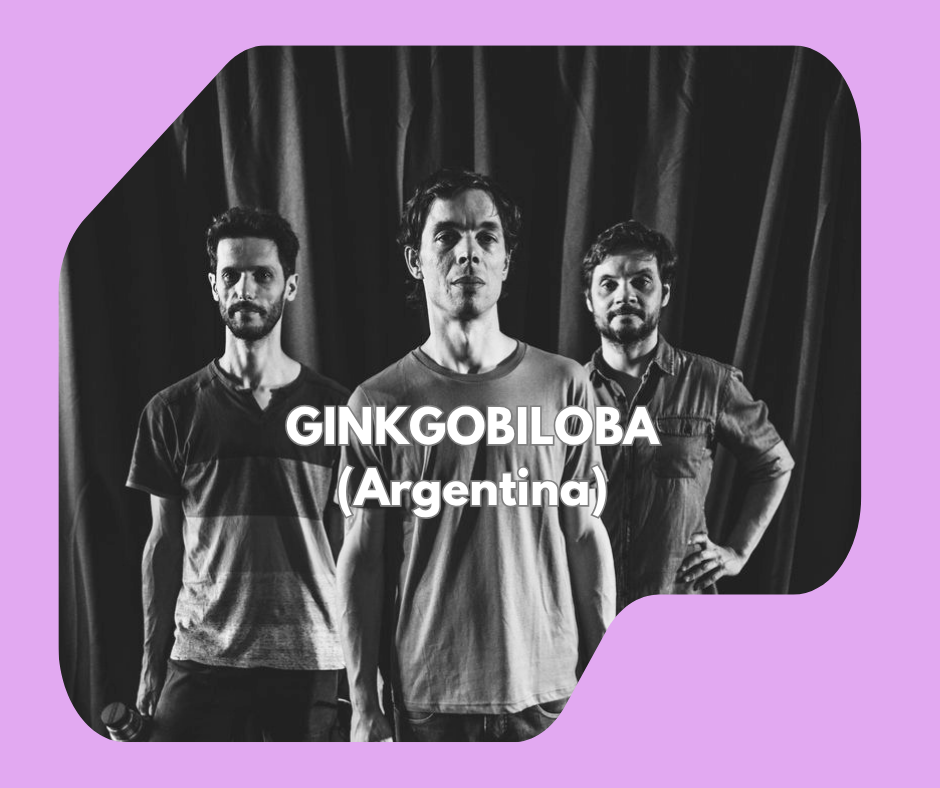 Ginkgobiloba is an Argentinian power folk rock trio formed in 2001 in the city of Santa Fe. The band consists of Emiliano M. Beltzer (bass and vocals), Demian Pozzo (guitar and vocals), and Jorge E. Mockert (drums and vocals). Their unique sound blen