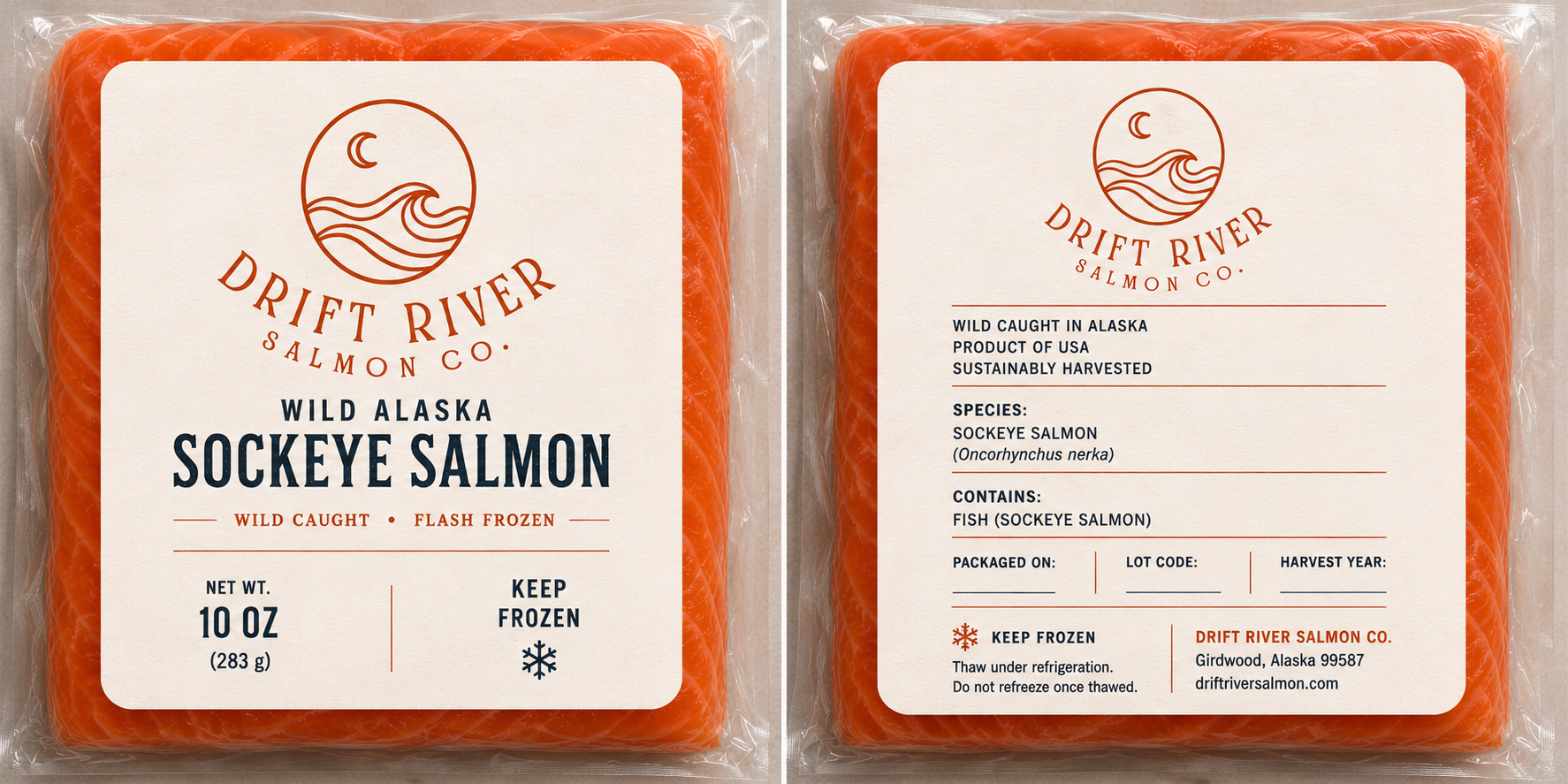 Wild Salmon Freezer Box