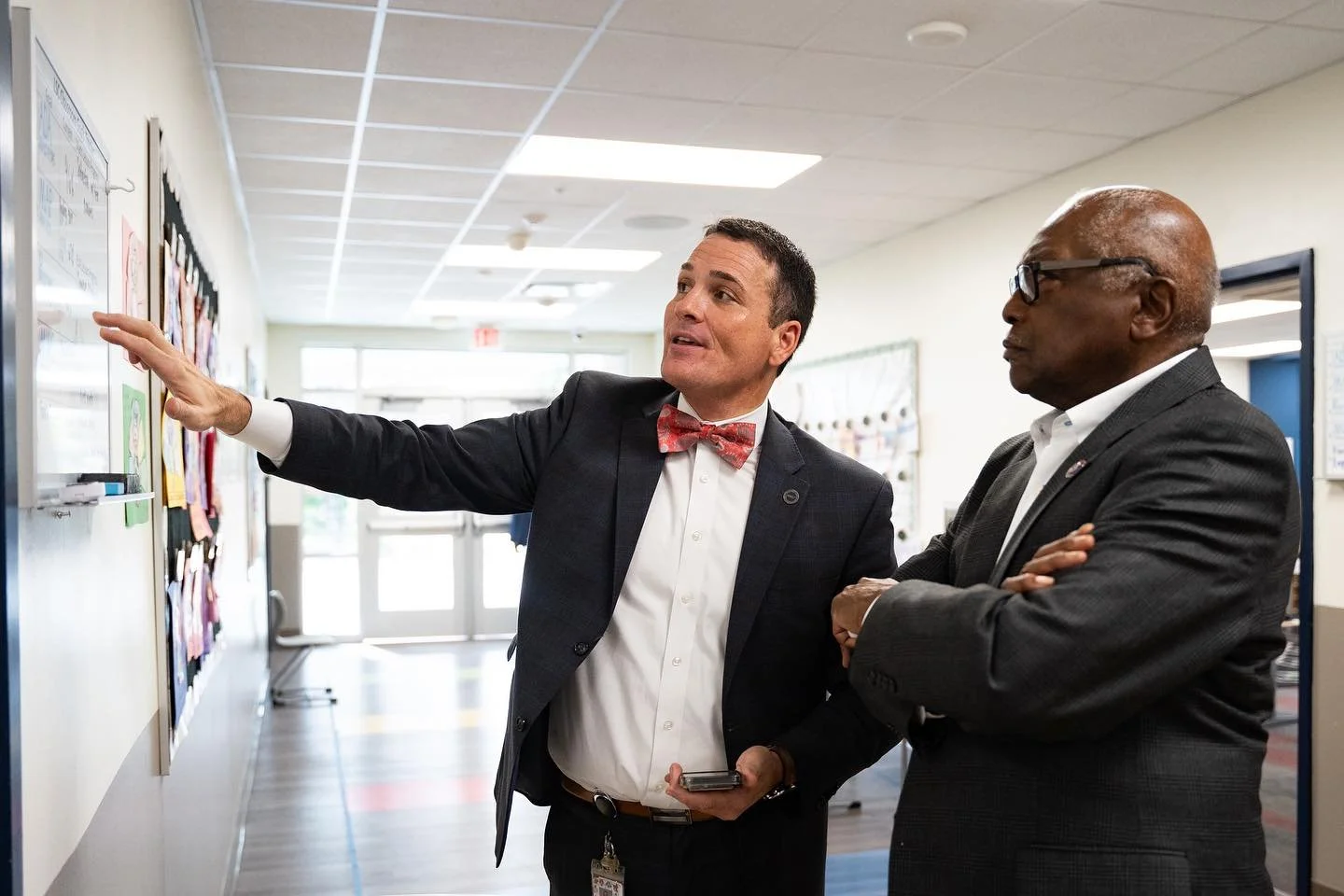 Dr. Trevor Ivey Shares School Progress with National Leader