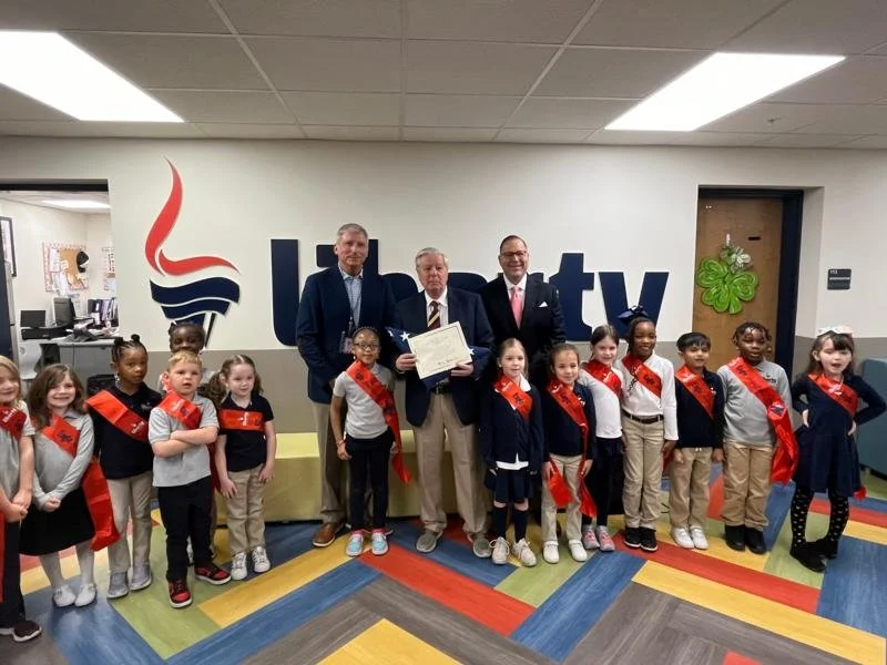 State Leader Visits Liberty to Recognize Student Leadership