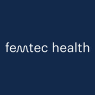 Frontec Health logo on a dark blue background