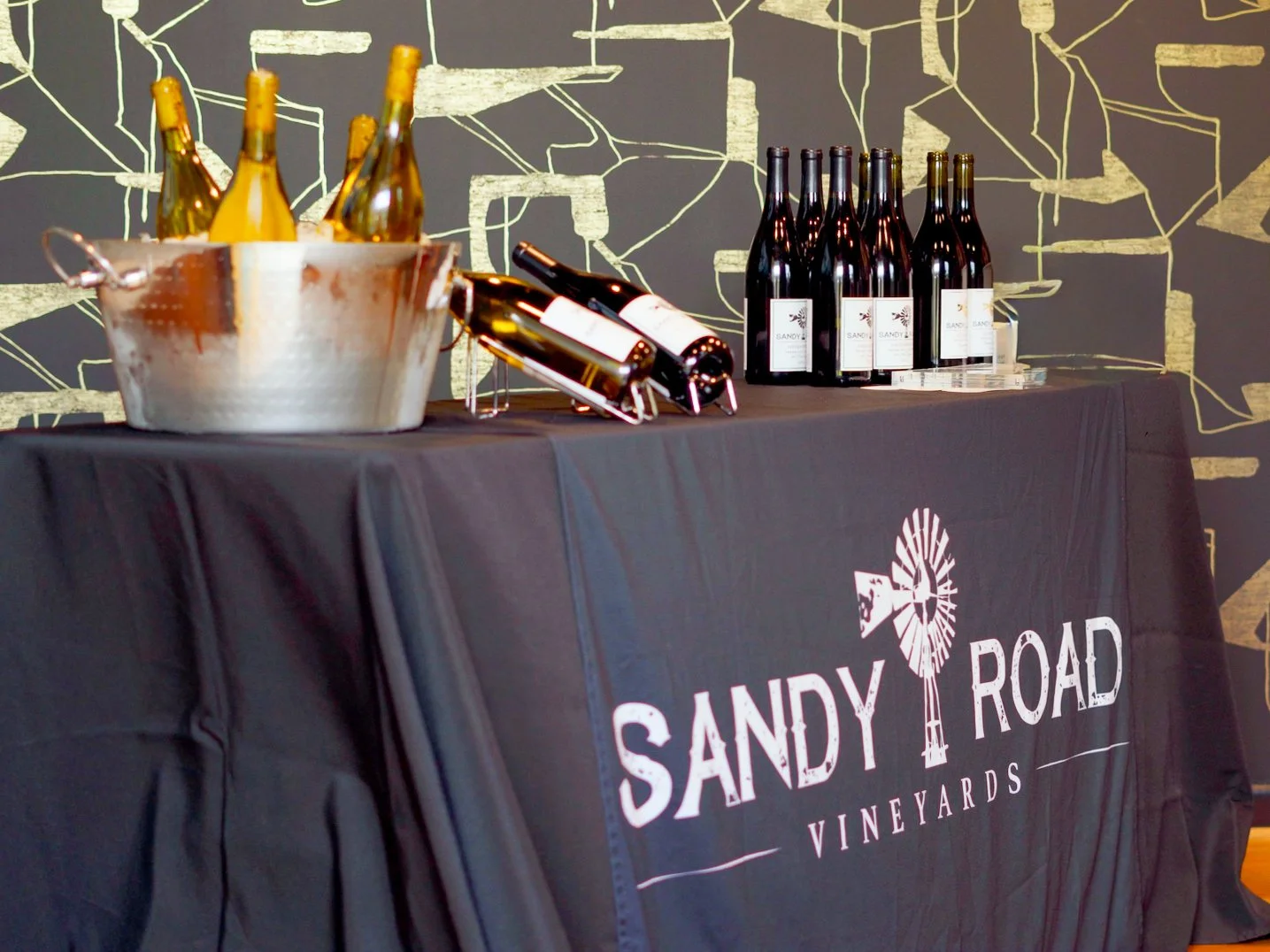  Vendor booth at the Texas Wine Experience hosted at Guad Haus in Austin, Texas. 