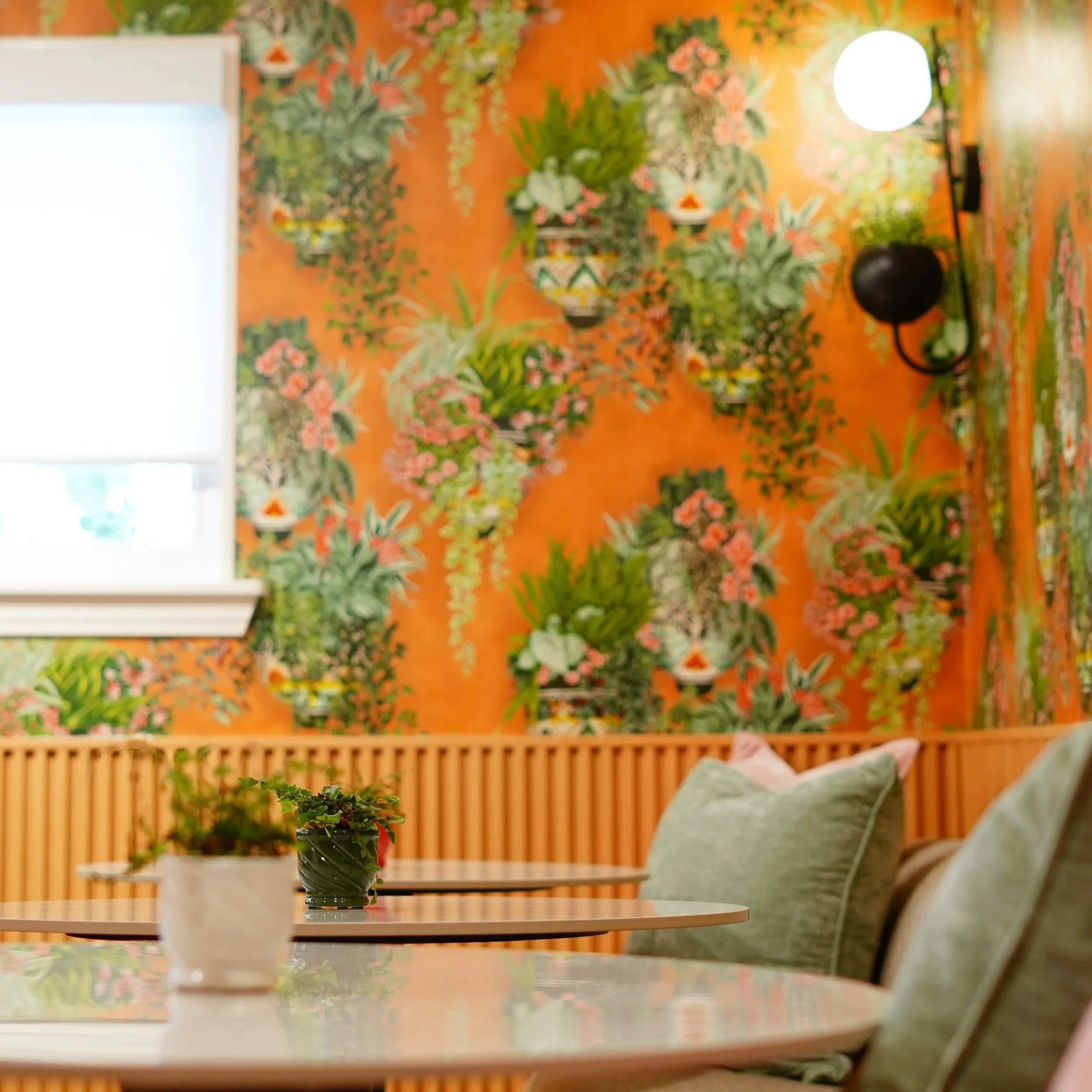 Slat Bar and Café lounge area at Guad Haus creative event space in Austin