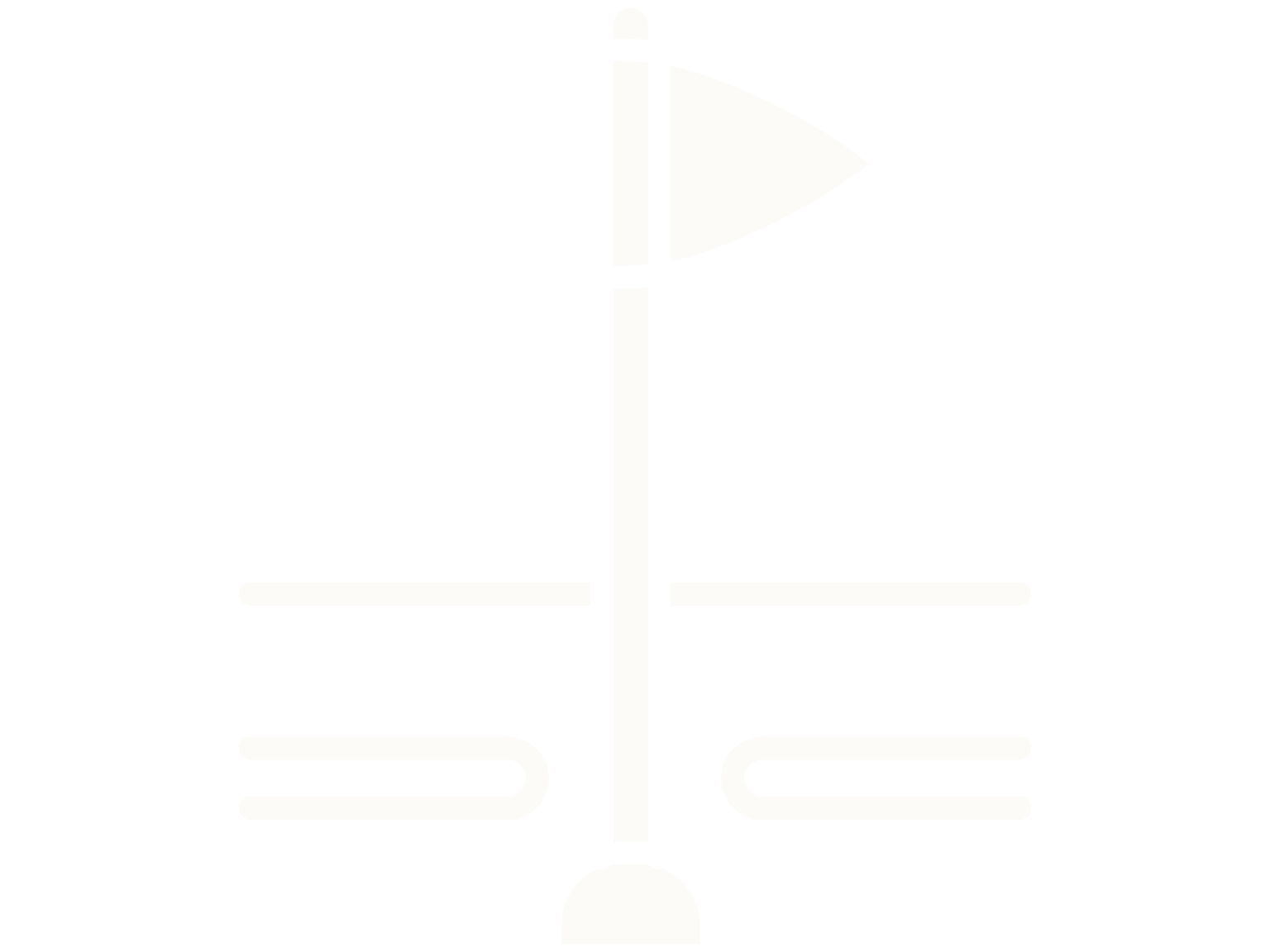 A black and white illustration of a table tennis paddle and ball, with the paddle's handle on the left and the ball near the top.