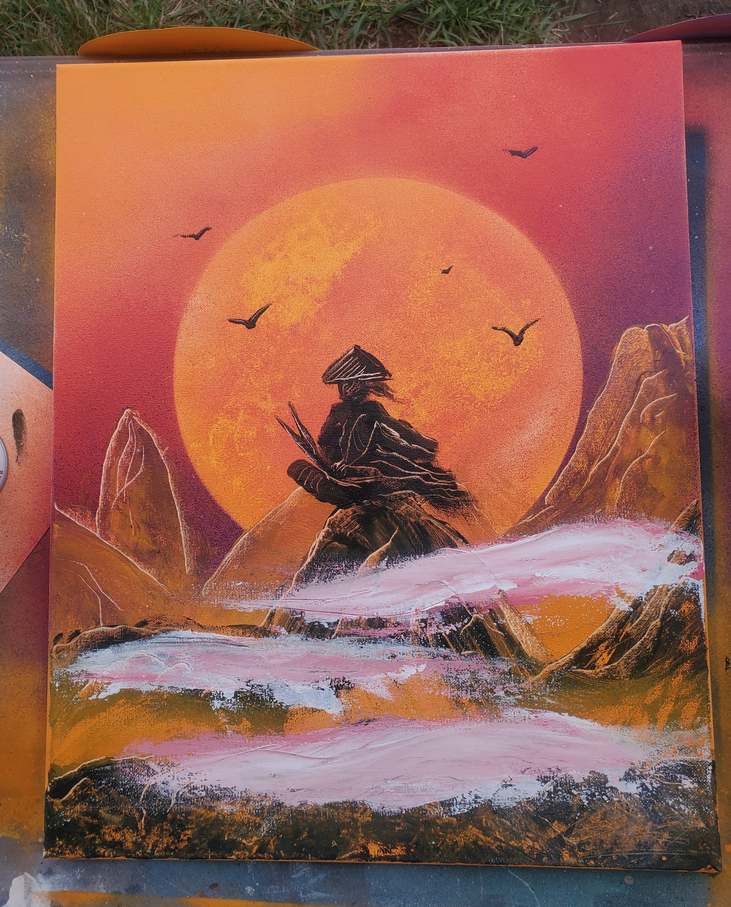 Monk on the Mountain - Custom Made