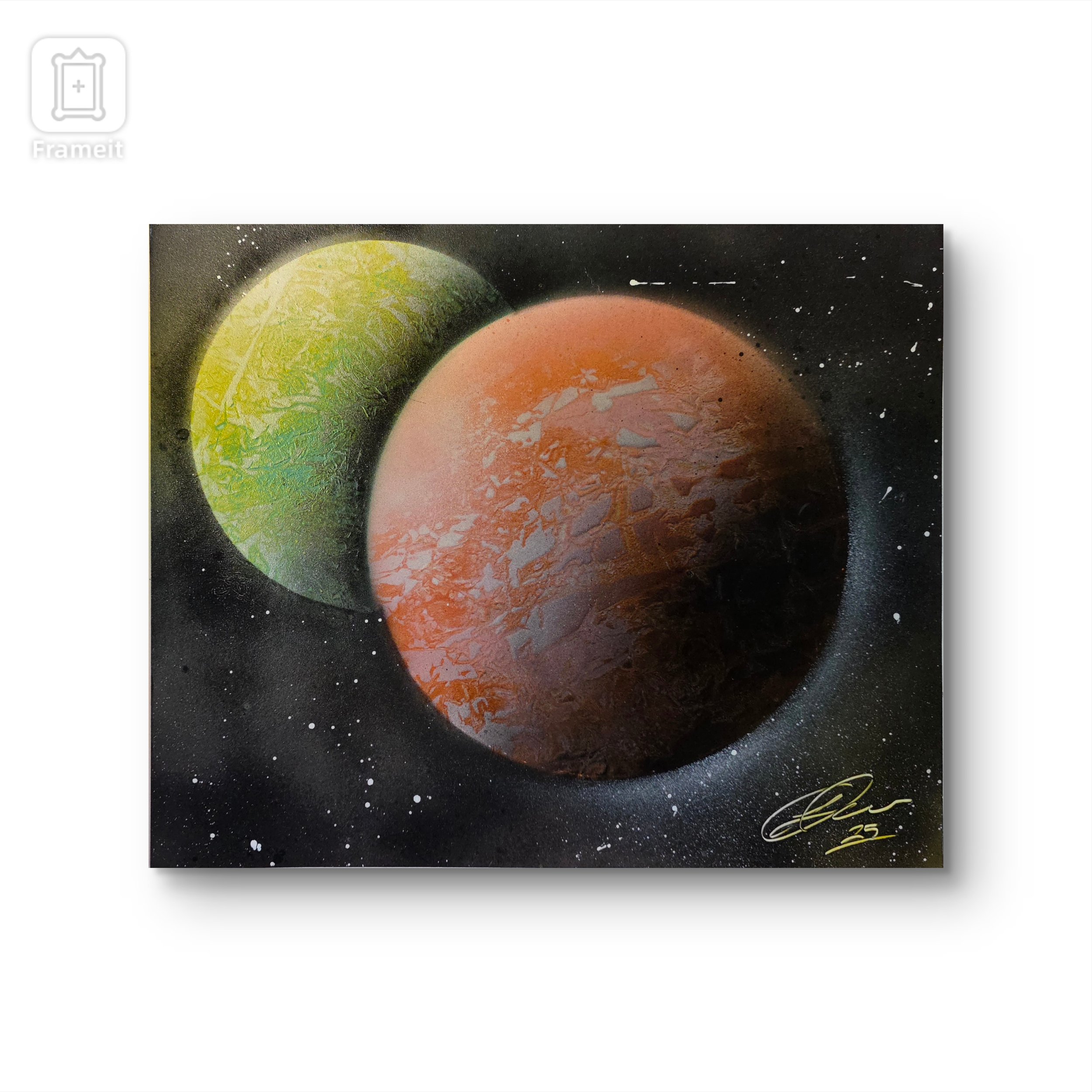 The Citrus System (Yellow and orange planets)