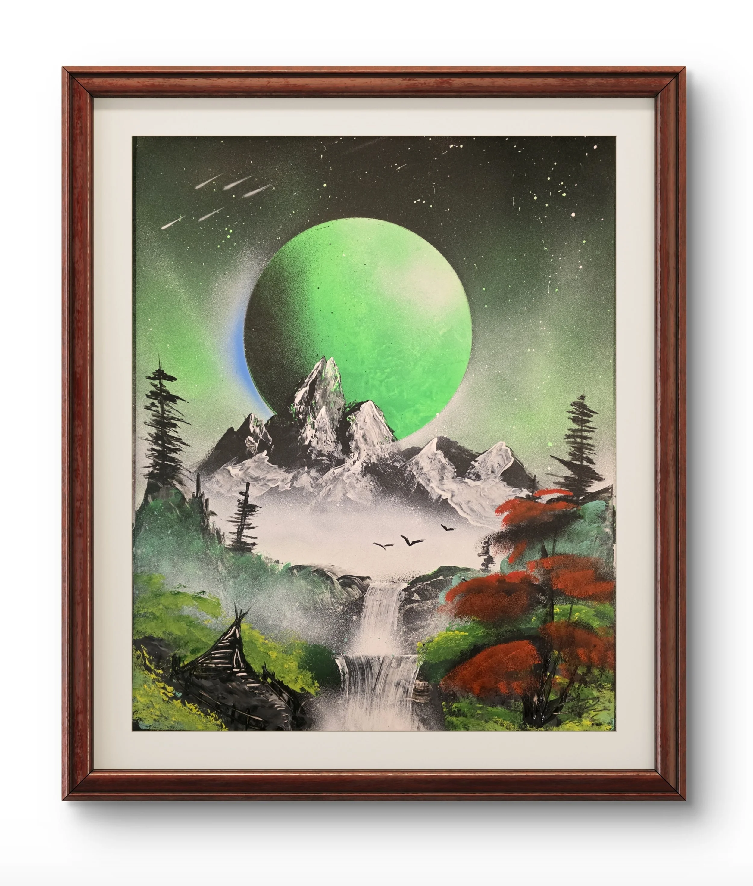 Custom - Moon Over Cabin