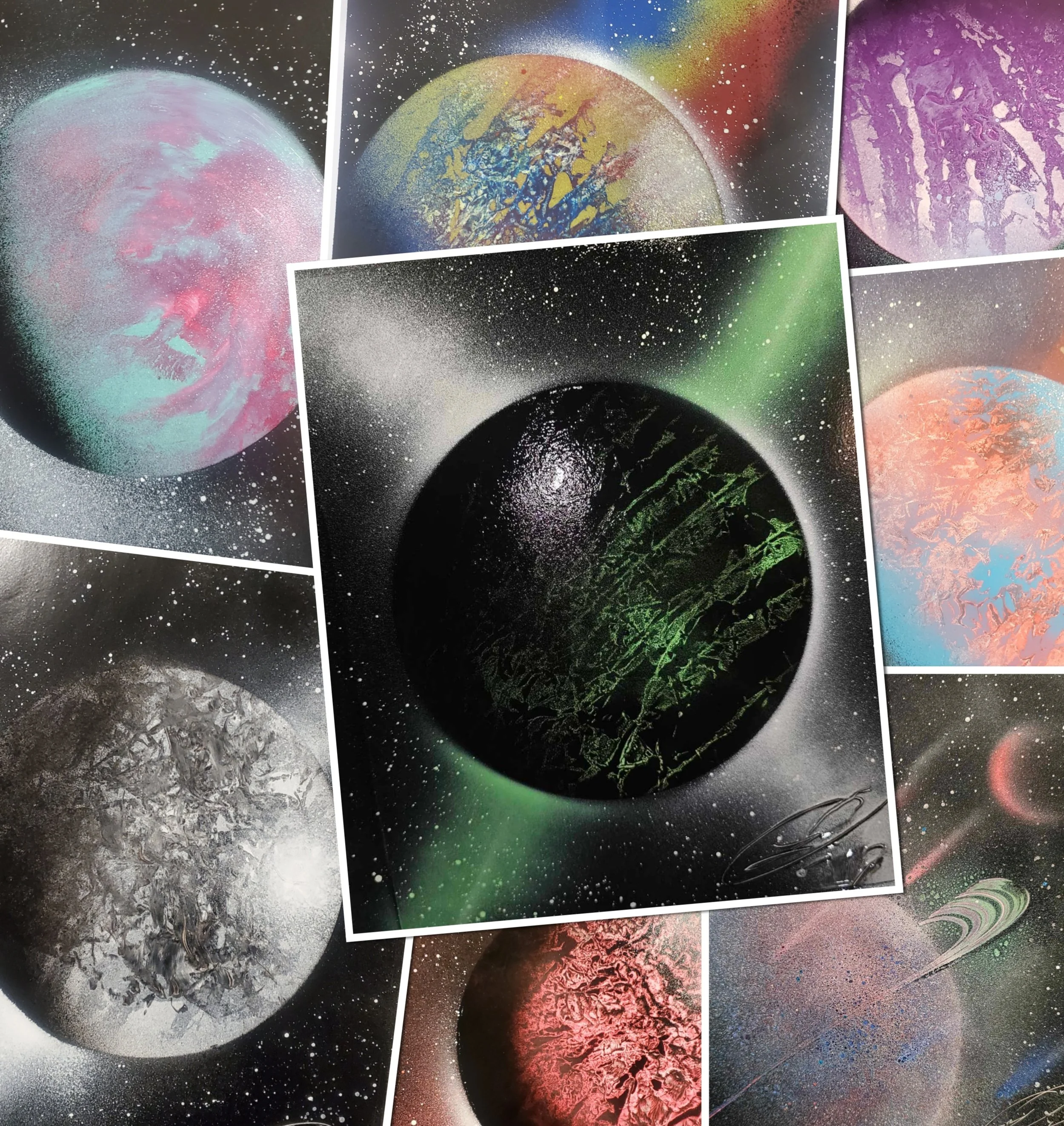 Planet Painting - Custom Made