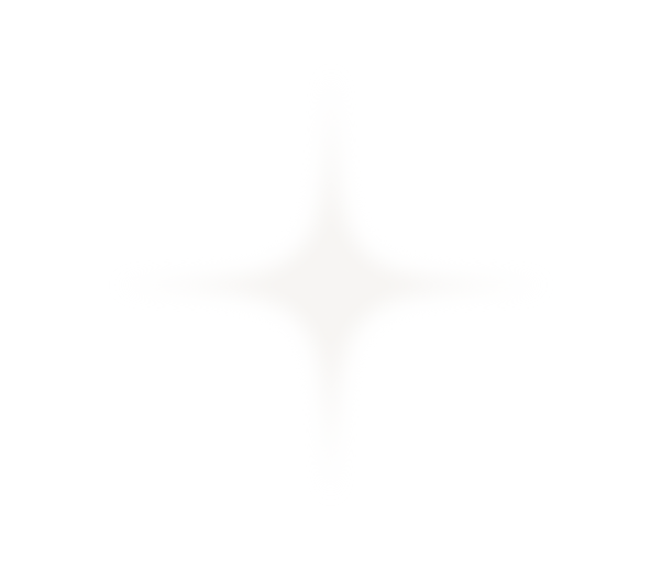 A white star-shaped figure with four rounded points, centered on a black background.