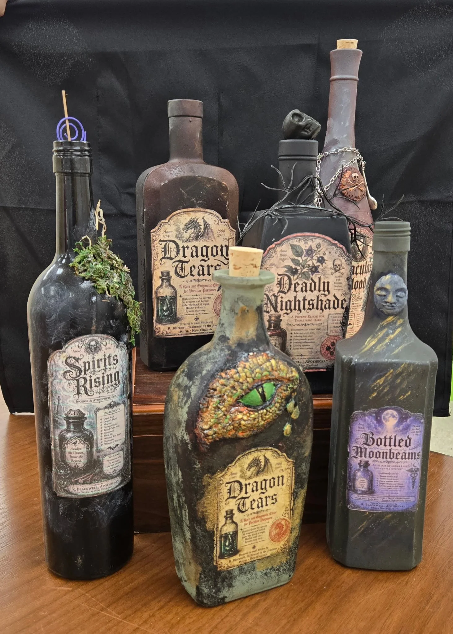 Spooky Decor Bottle Craft