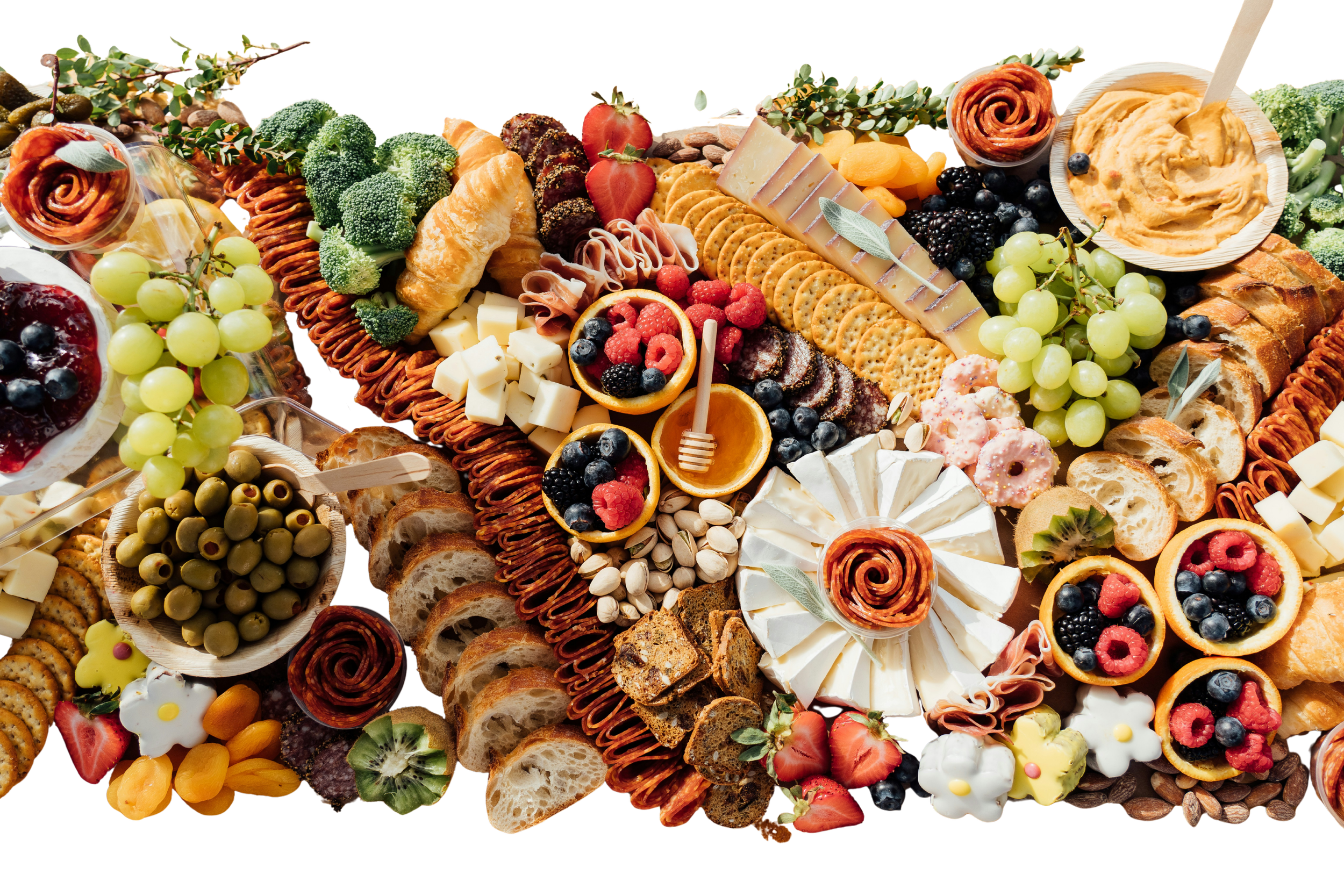 Flat Lay Signature Grazing Table