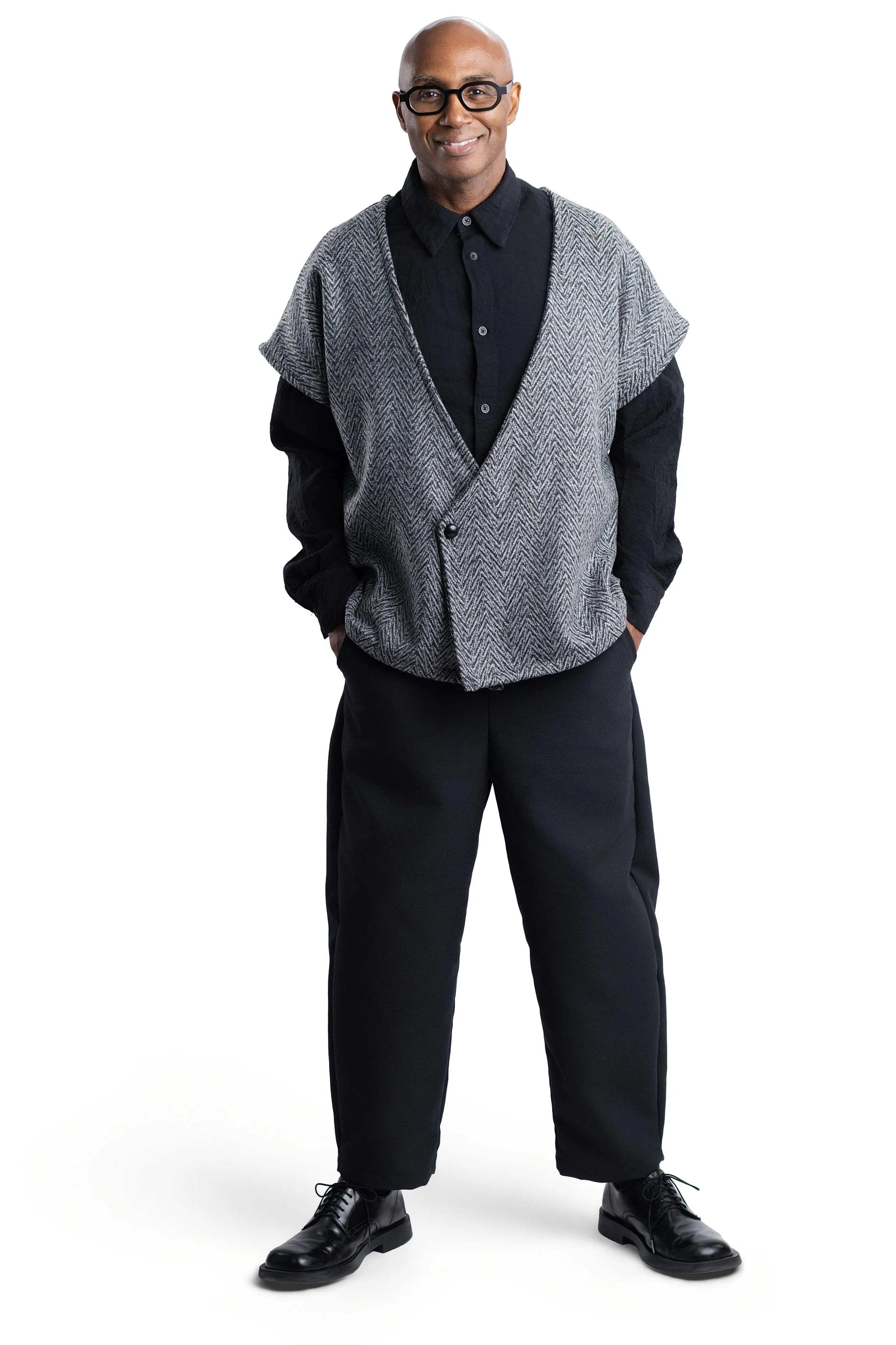 Grey Wool Vest